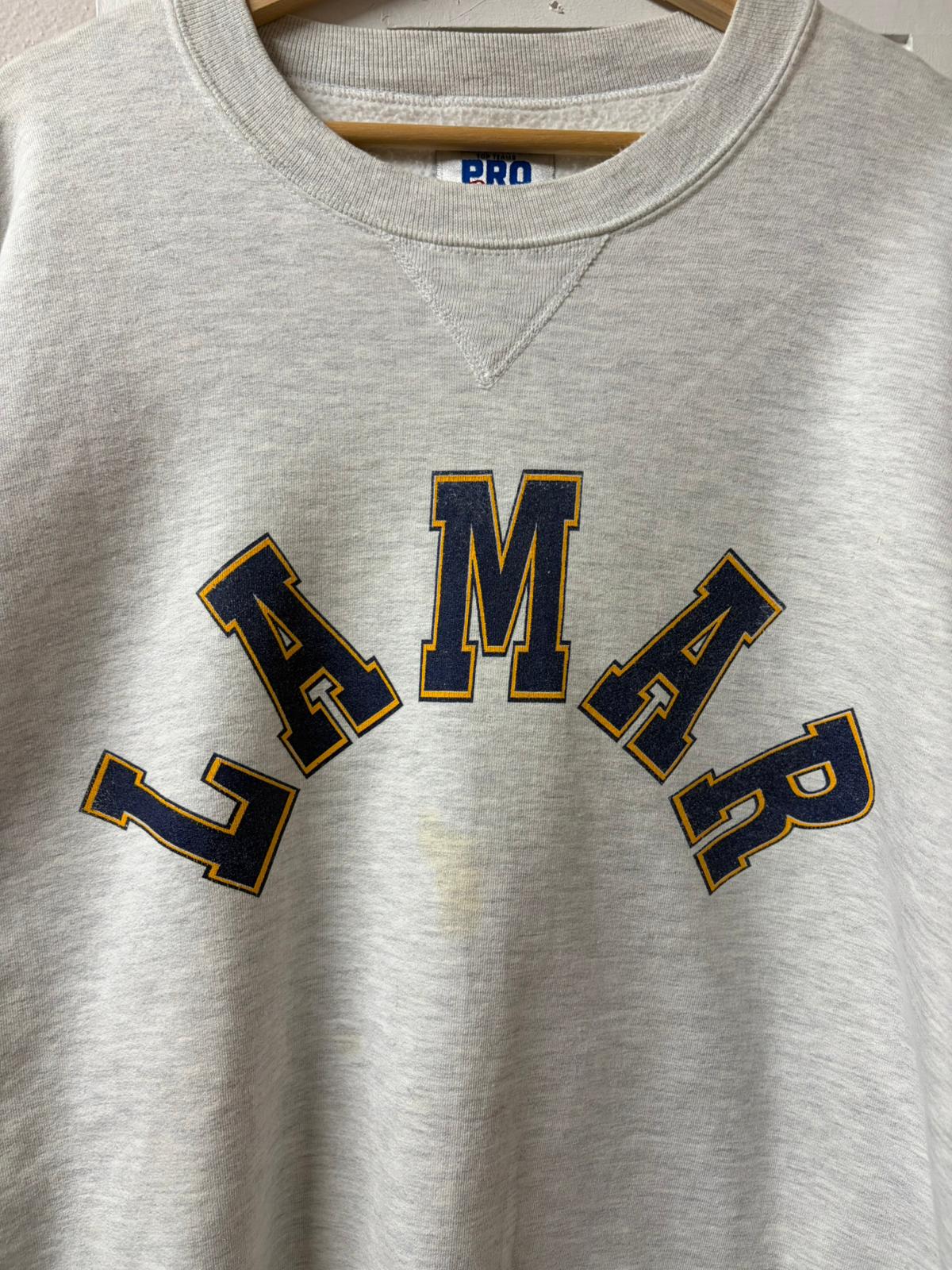 LAMAR Grey Crewneck Jumper [2XL]