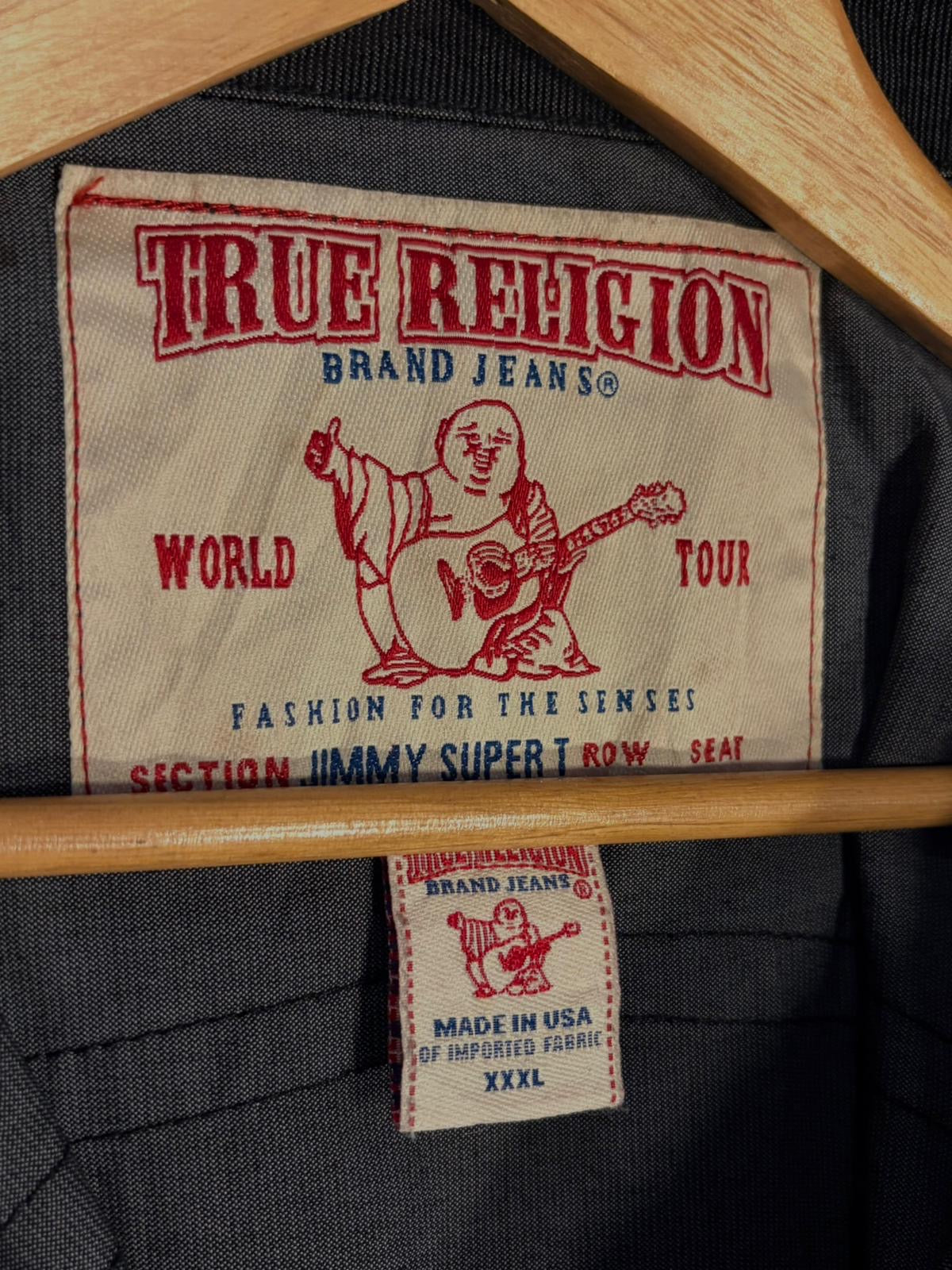 Vintage Y2K True Religion Jimmy Super T World Tour Jacket [3XL]