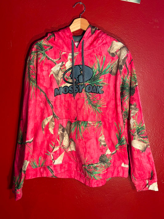 Mossy Oak Pink Camo Hoodie [XXL]