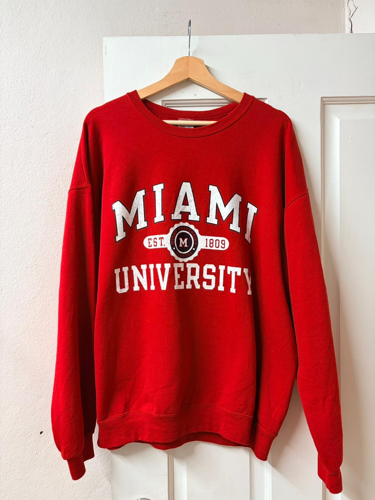 Miami University Crewneck Jumper [XL]