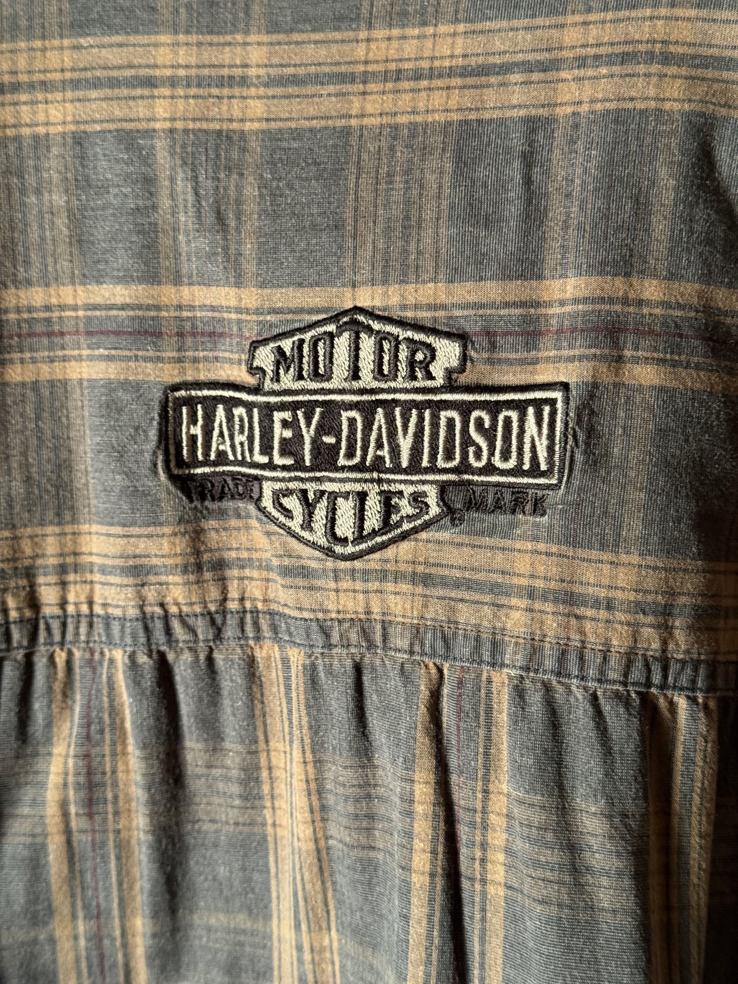 Vintage Harley-Davidson Plaid Long Sleeve Shirt – XL