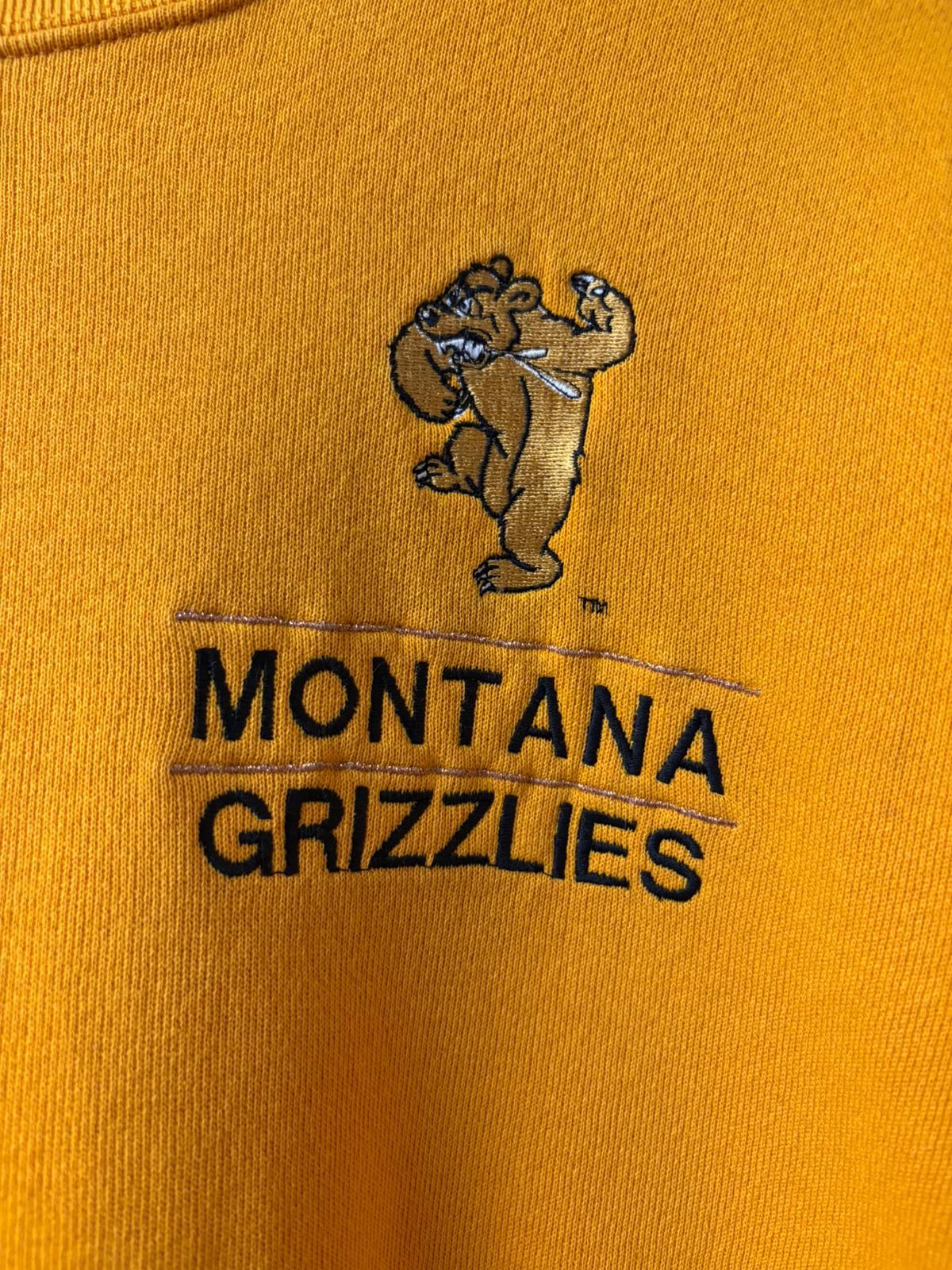 Montana Grizzlies Yellow Crewneck [L]