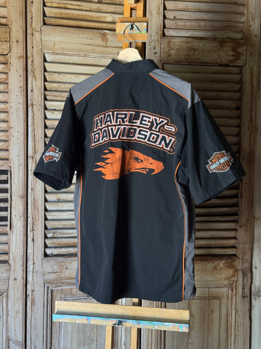 Vintage Harley Davidson Screamin Eagle Shirt - M