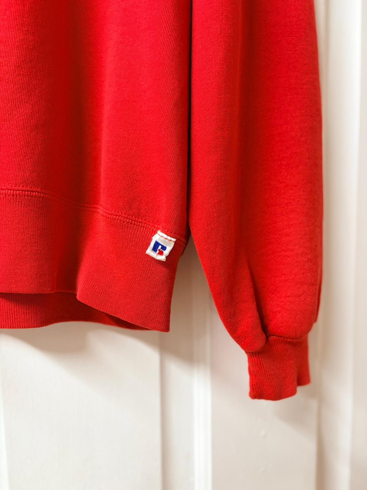 Russell Athletics Christ King School Red Crewneck Jumper [M]