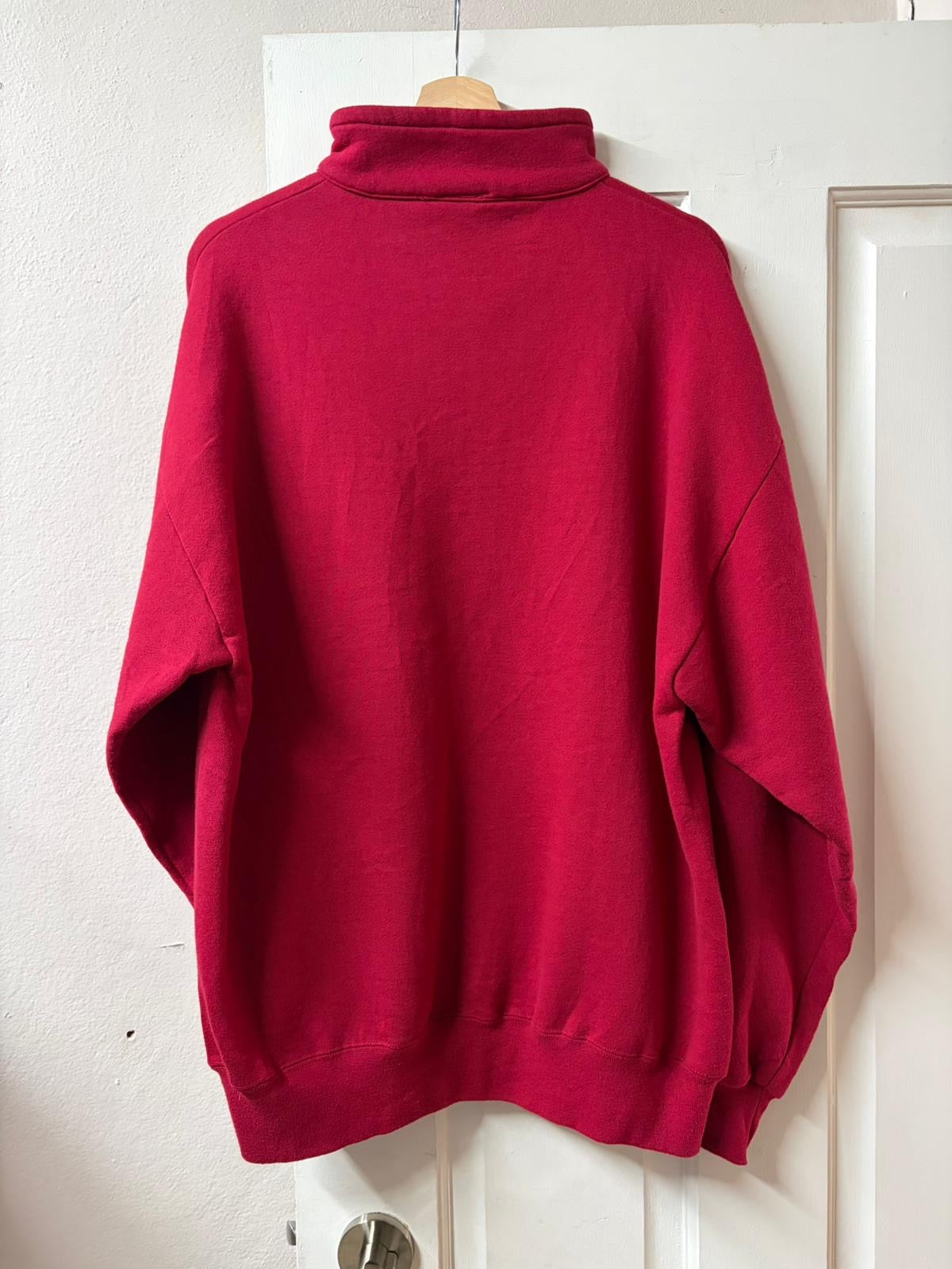 H.I.S. Atlanta City Red Quarter Zip Jumper [L]