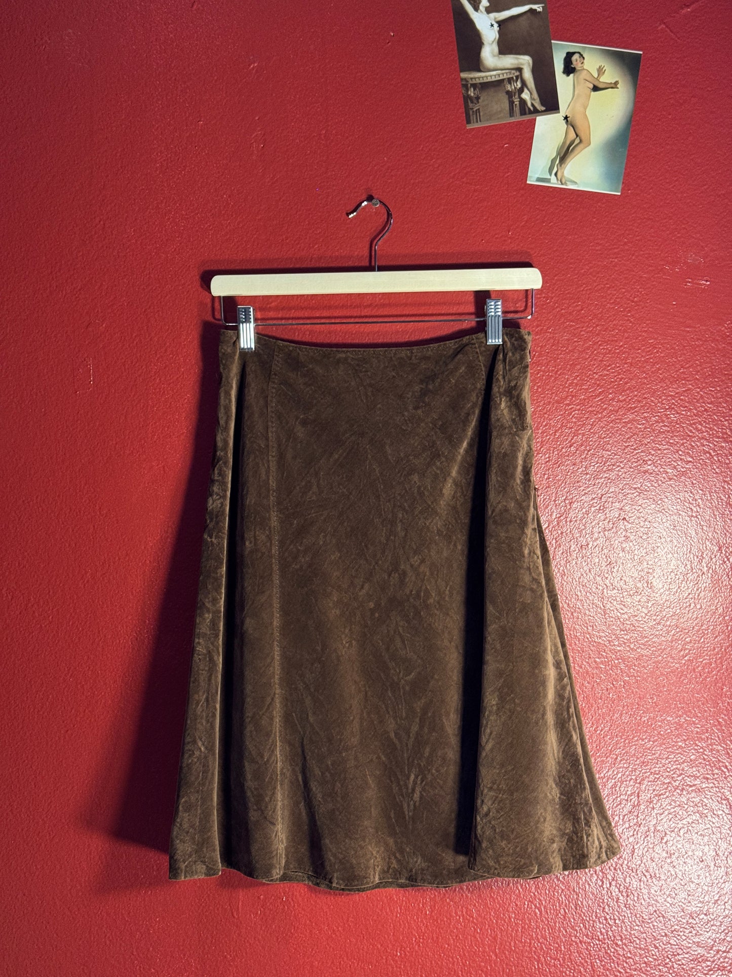 Vintage Burberry Blue Label Velour A-Line Skirt - 38 (AU Women’s 10)