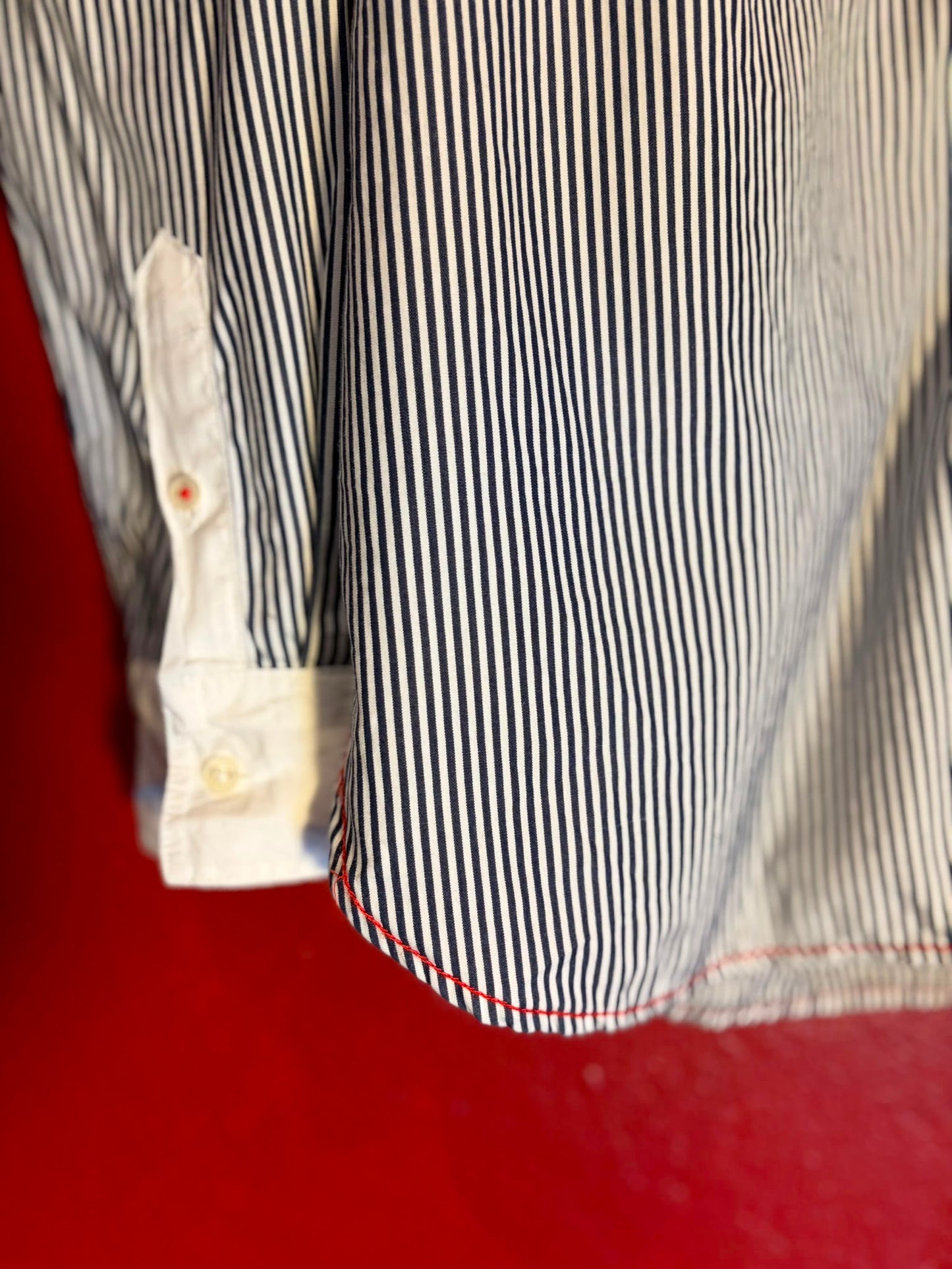 Vintage Tommy Hilfiger Striped Crest Shirt - Women’s 8 (AU 8)
