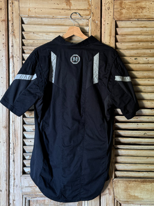 Black Harley Davidson Short Sleeve Shirt with Hi-Vis Panels [M]