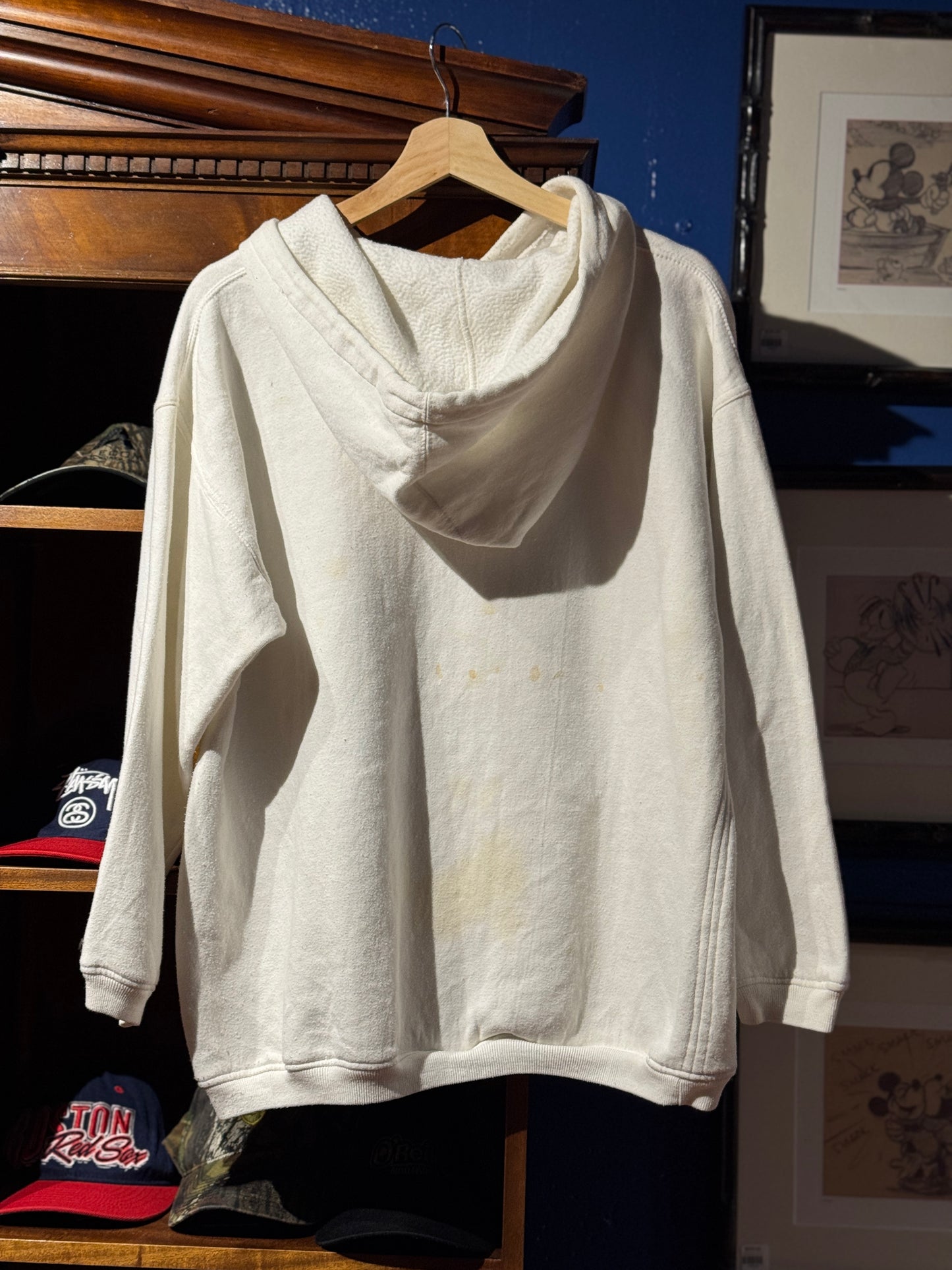 Vintage White Looney Tunes Hoodie [XL]