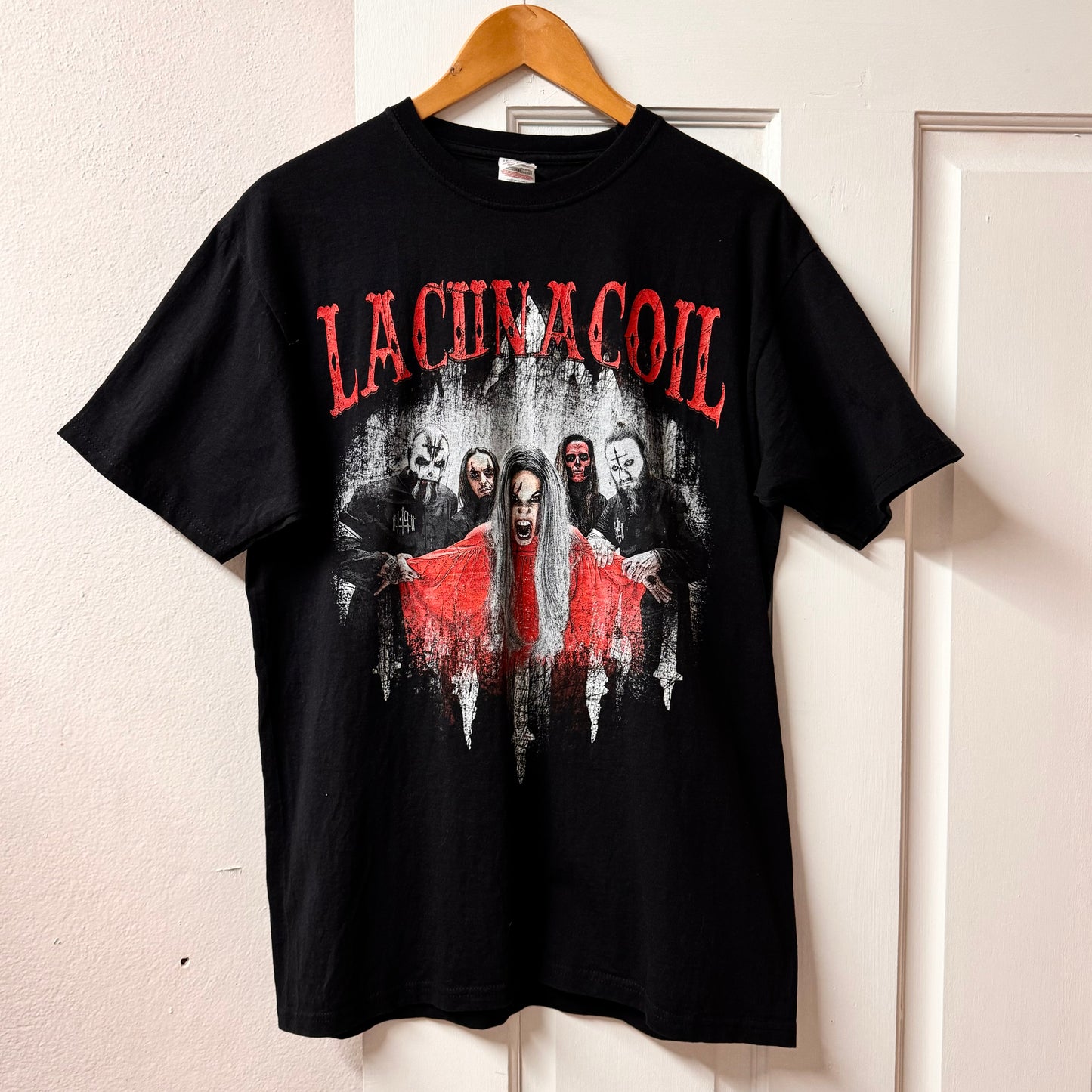 Lacuna Coil Black Cotton Tee [L]