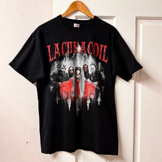 Lacuna Coil Black Cotton Tee [L]