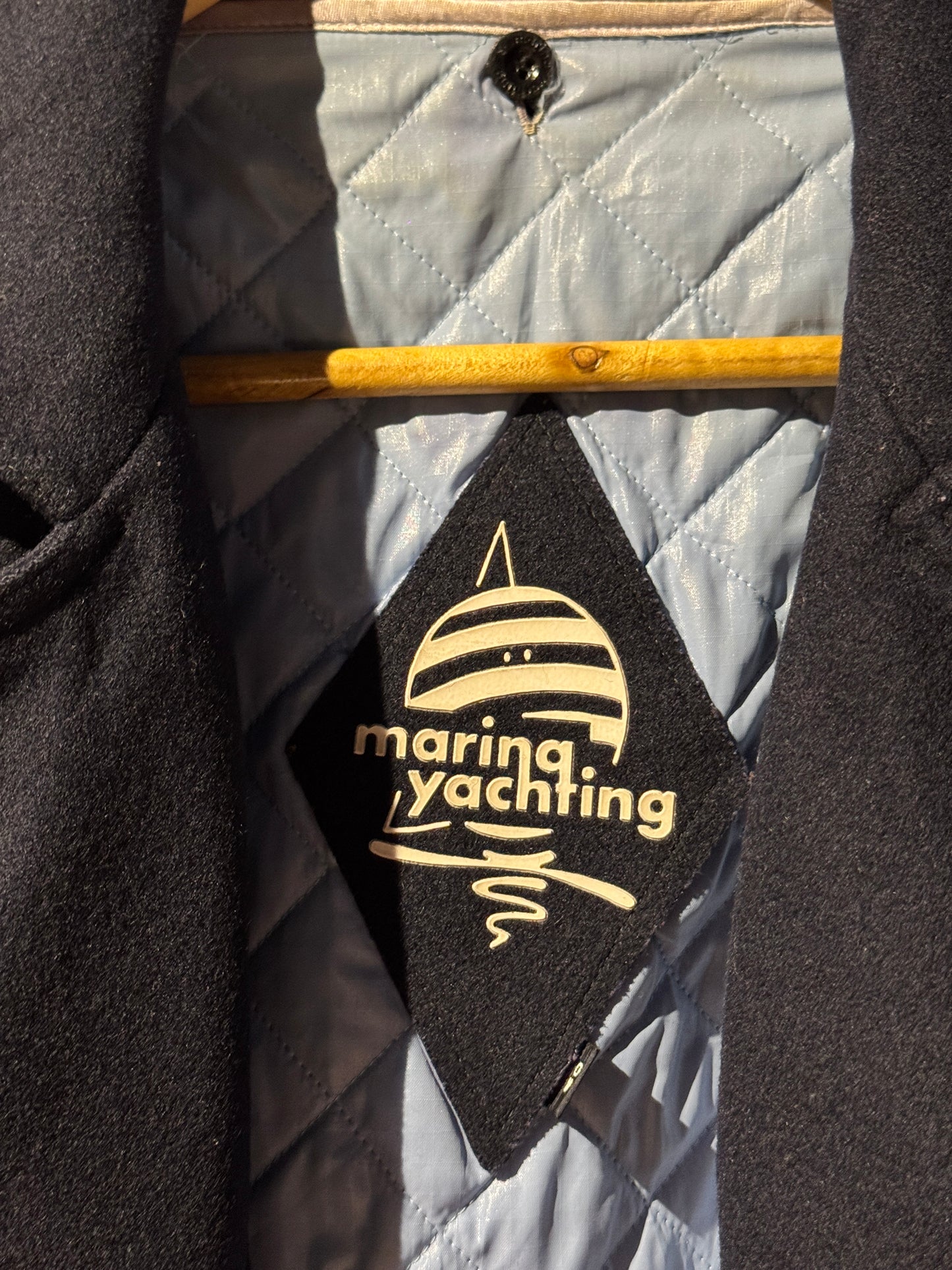 Vintage Italian Navy Wool Yachting Jacket