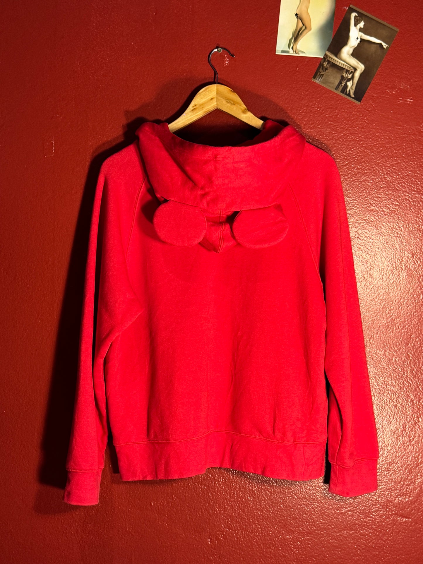 Red Disney Zip Up Hoodie [M]