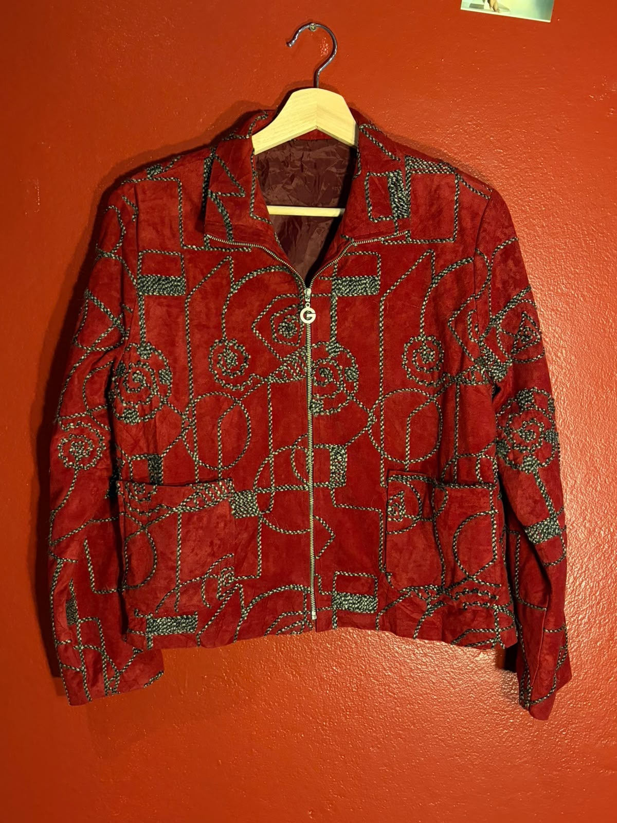 Vintage Getz Club Sport Abstract Zip Jacket [M]