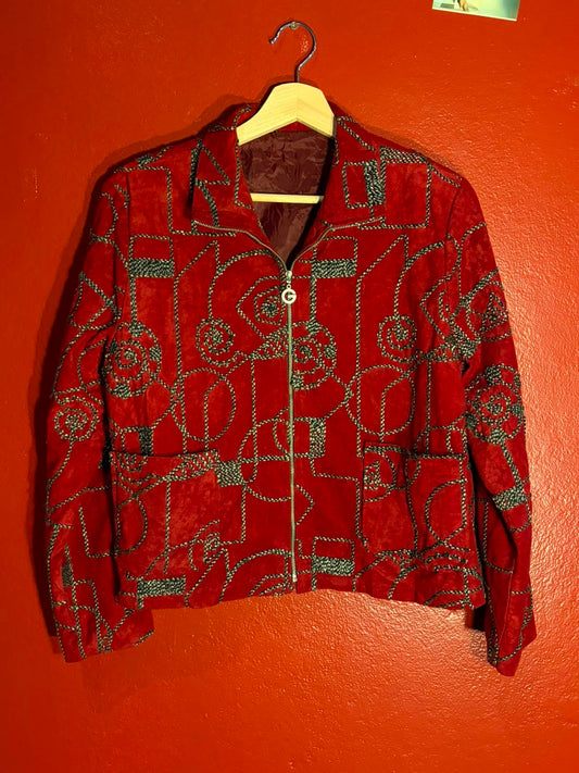 Vintage Getz Club Sport Abstract Zip Jacket [M]