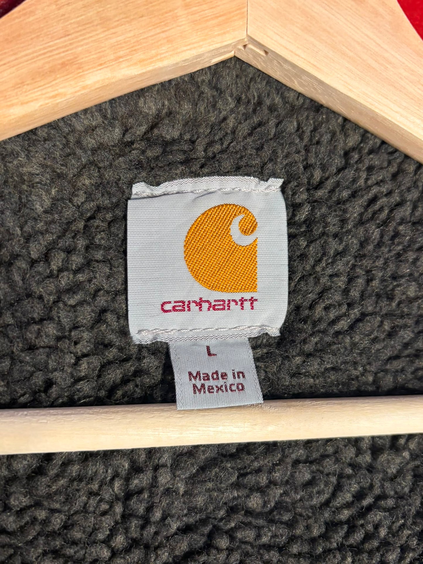 Vintage Carhartt Sherpa Lined Duck Vest (L)