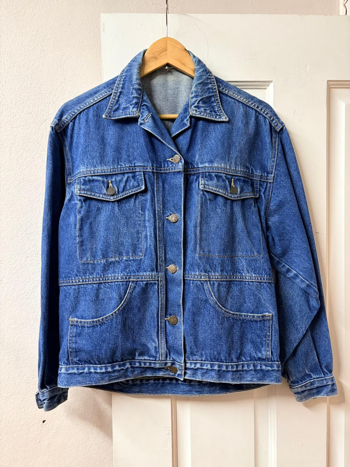 Talbots Womens Denim Jacket [L]