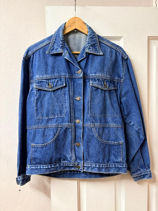 Talbots Womens Denim Jacket [L]