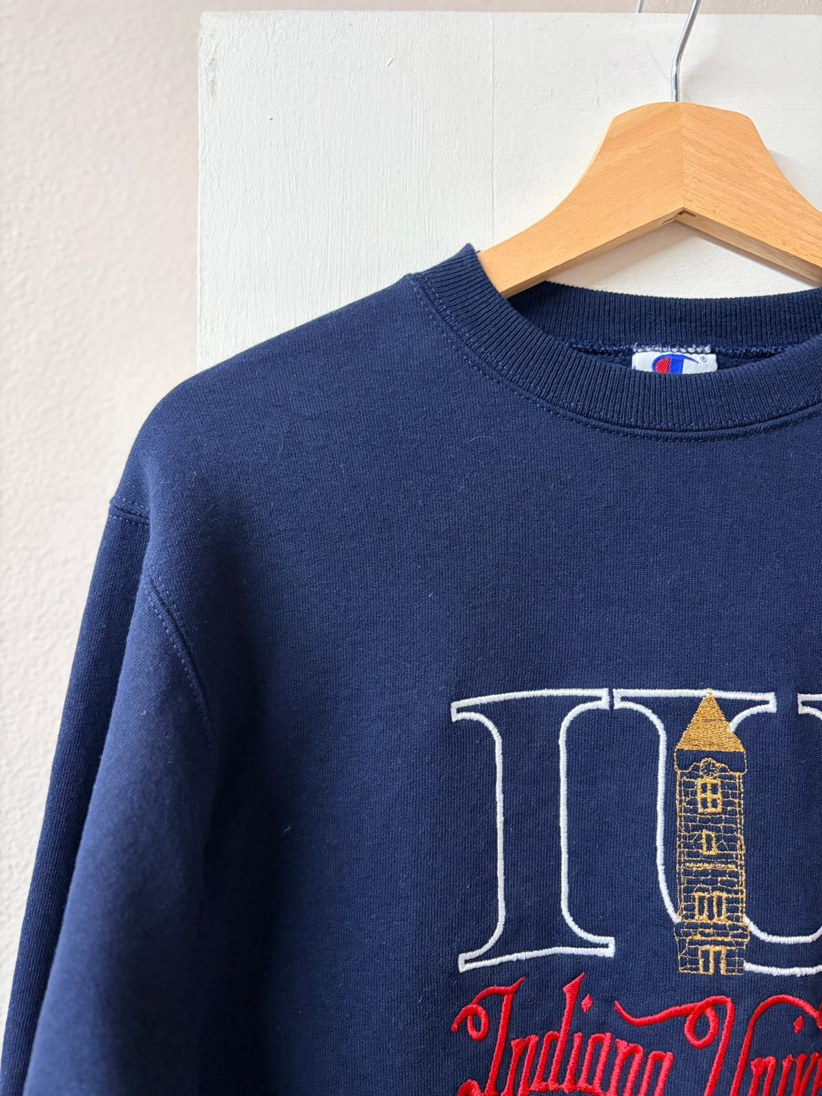 Champion Indiana University Crewneck Jumper - Made in USA [M]