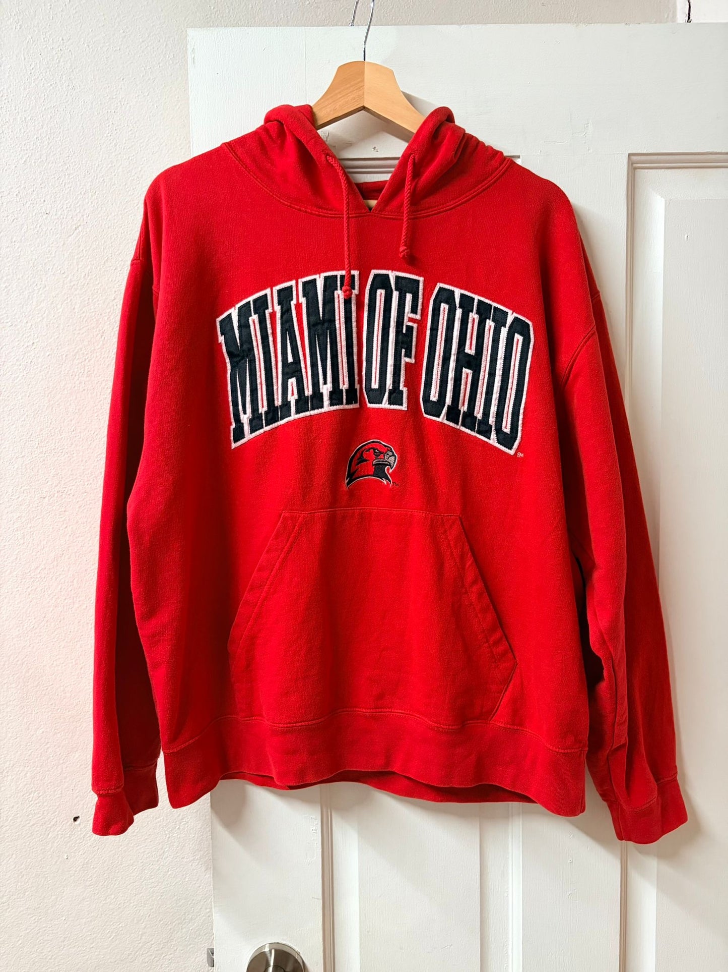 Miami of Ohio Red Pullover Hoodie [L]