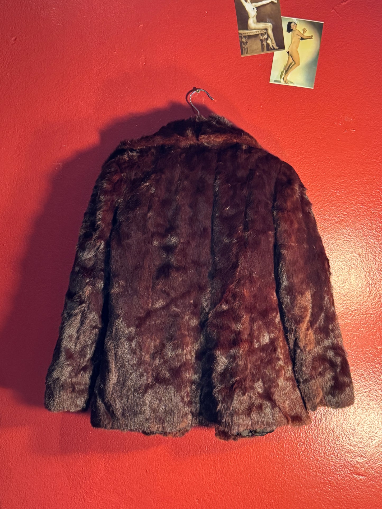 Vintage Mahogany Fur Jacket - Women’s M/L