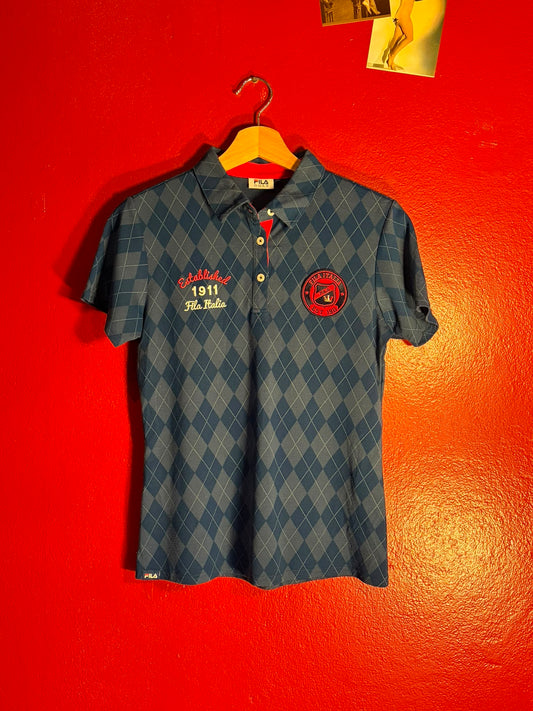 Fila Women’s Golf Argyle Polo [L]