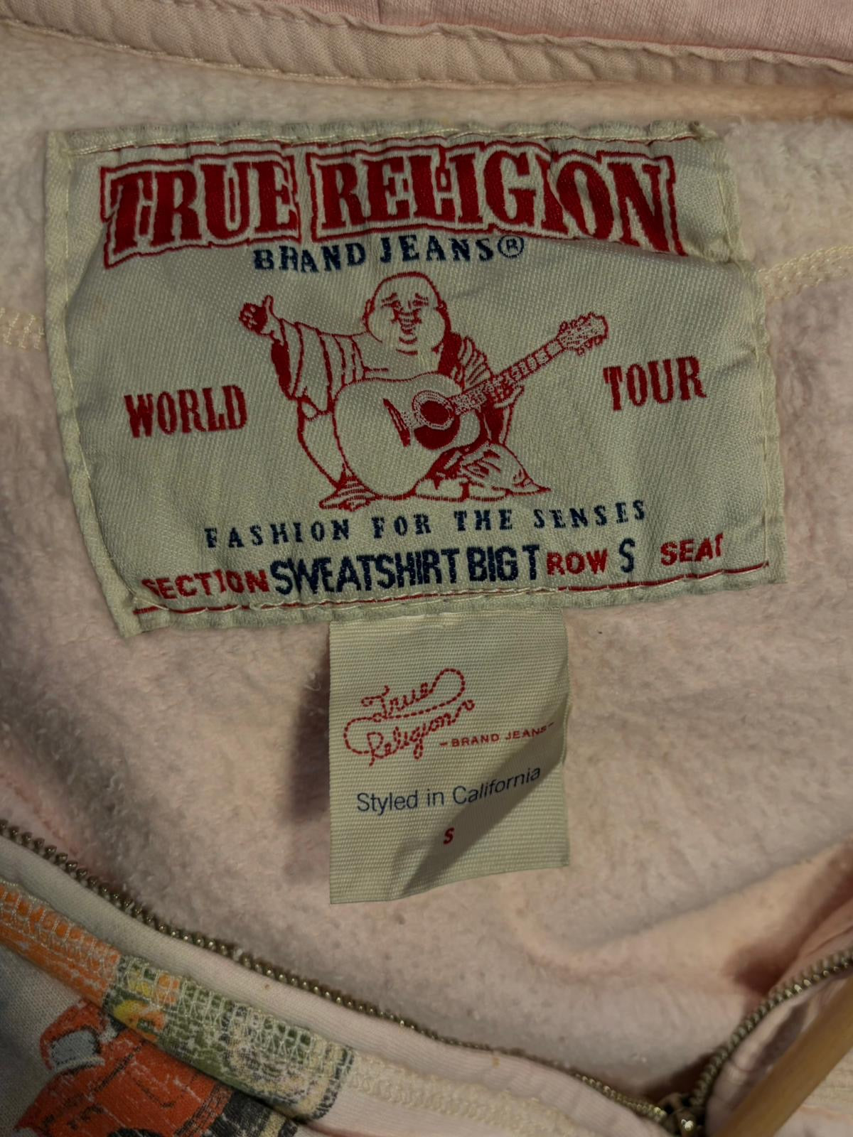 Vintage Y2K True Religion Allman Brothers Big T Zip Hoodie [S]