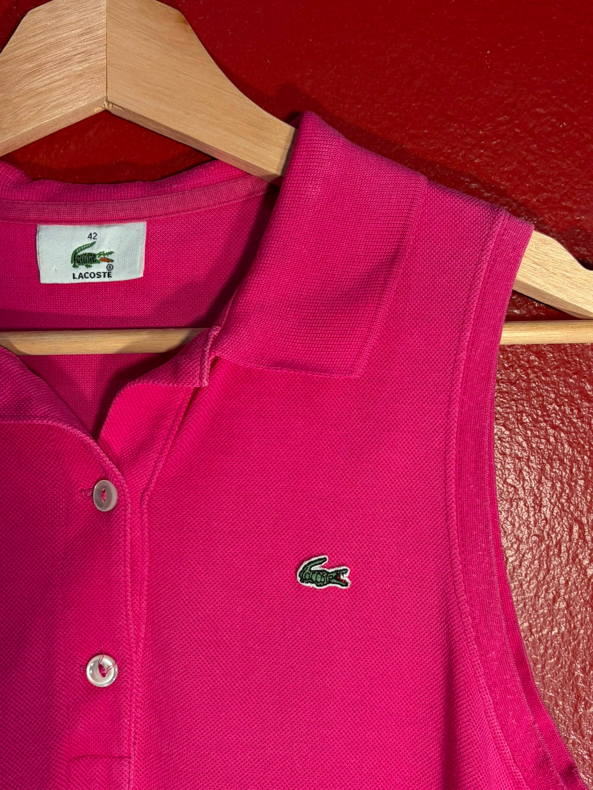 Lacoste Pink Tennis Dress - 1990s [42]