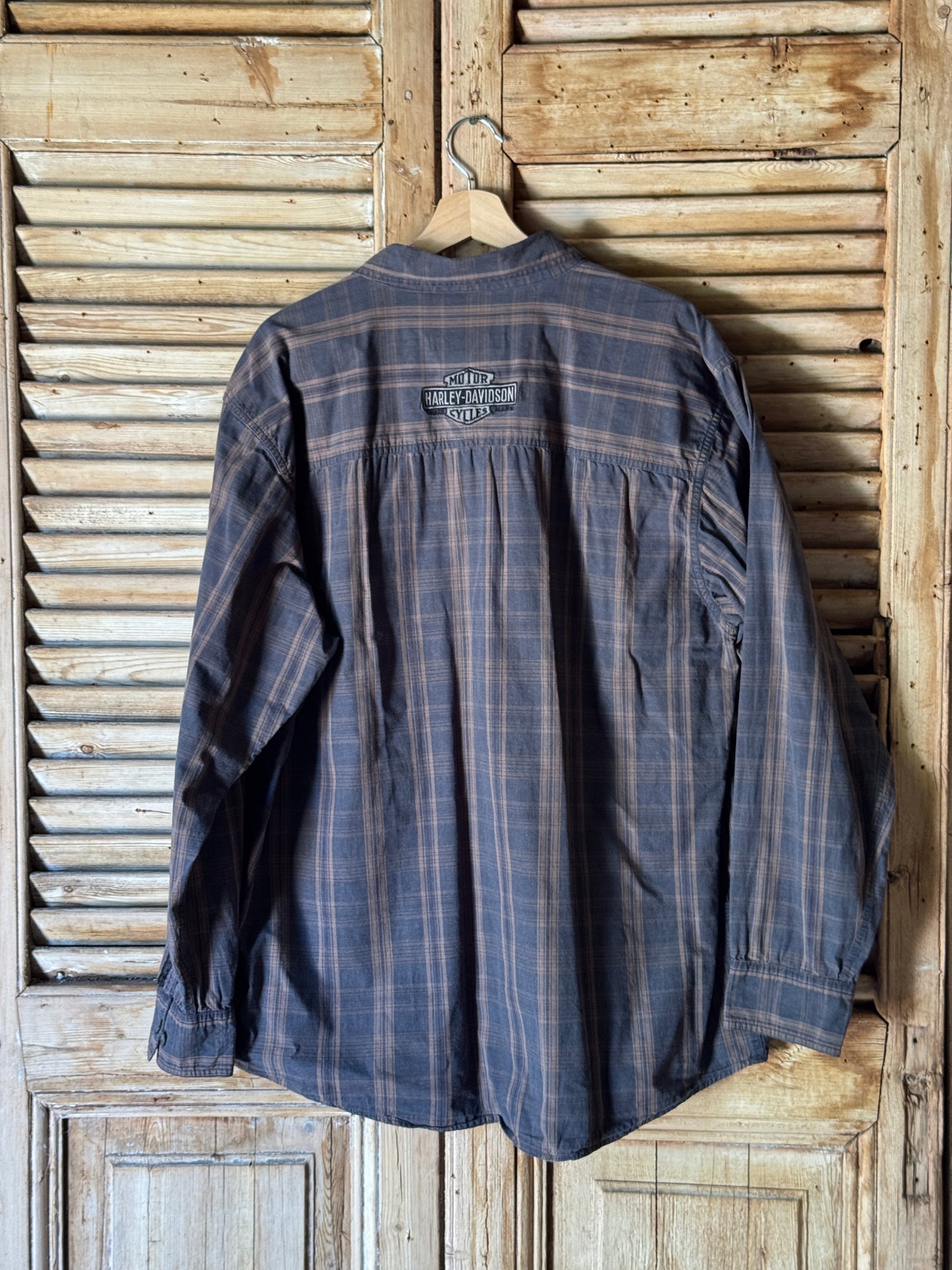 Vintage Harley-Davidson Plaid Long Sleeve Shirt – XL
