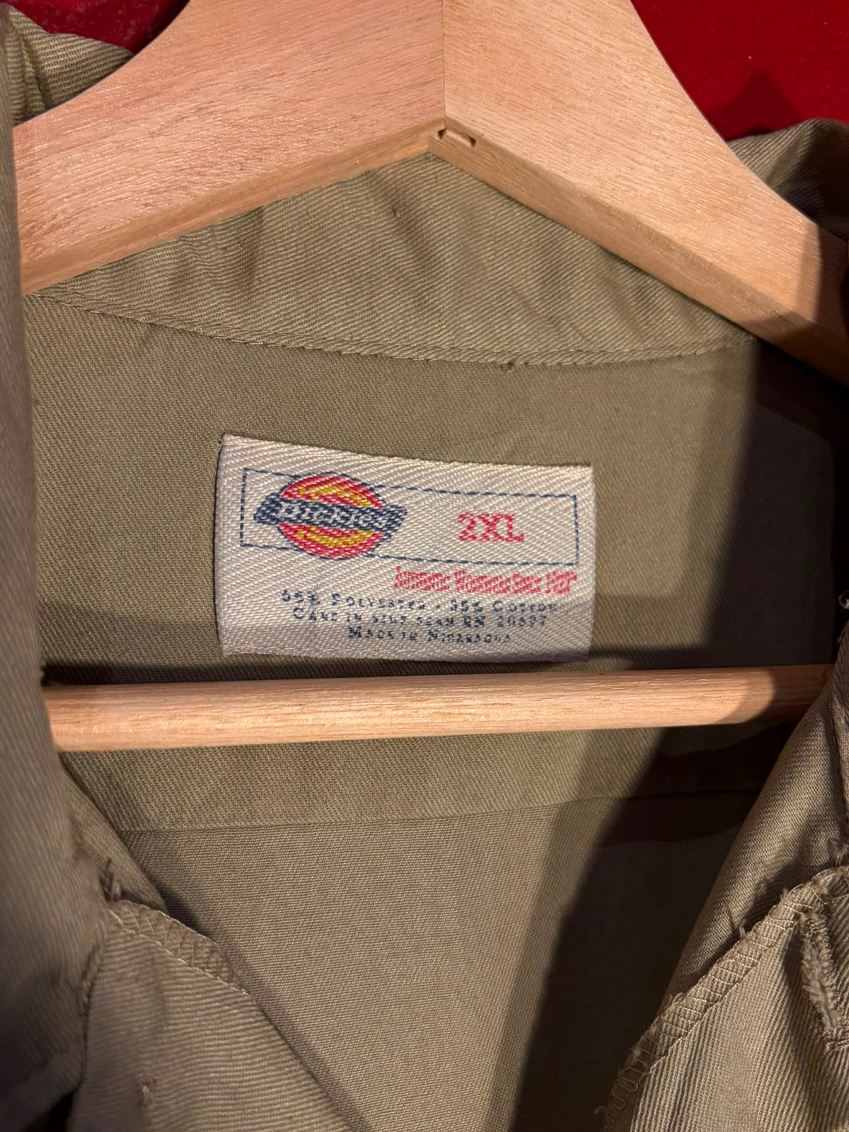 Vintage Dickies Short Sleeve Work Shirt (2XL)