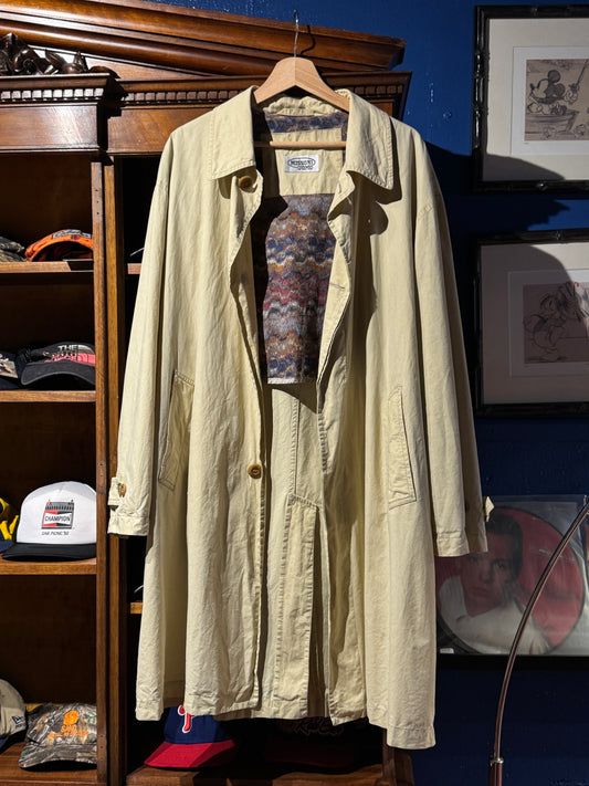 Vintage Missoni Uomo Italian Trench Coat