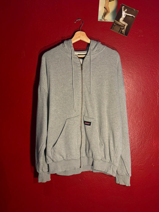 Vintage Dickies Grey Zip Hoodie [XL]