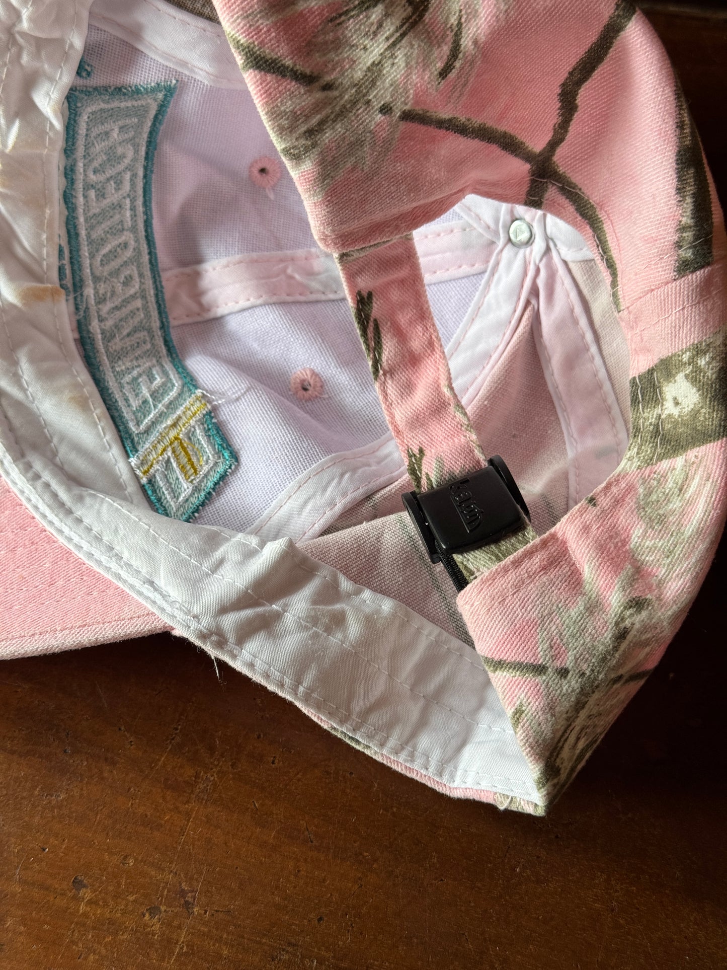 Vintage Pink Camo Hat