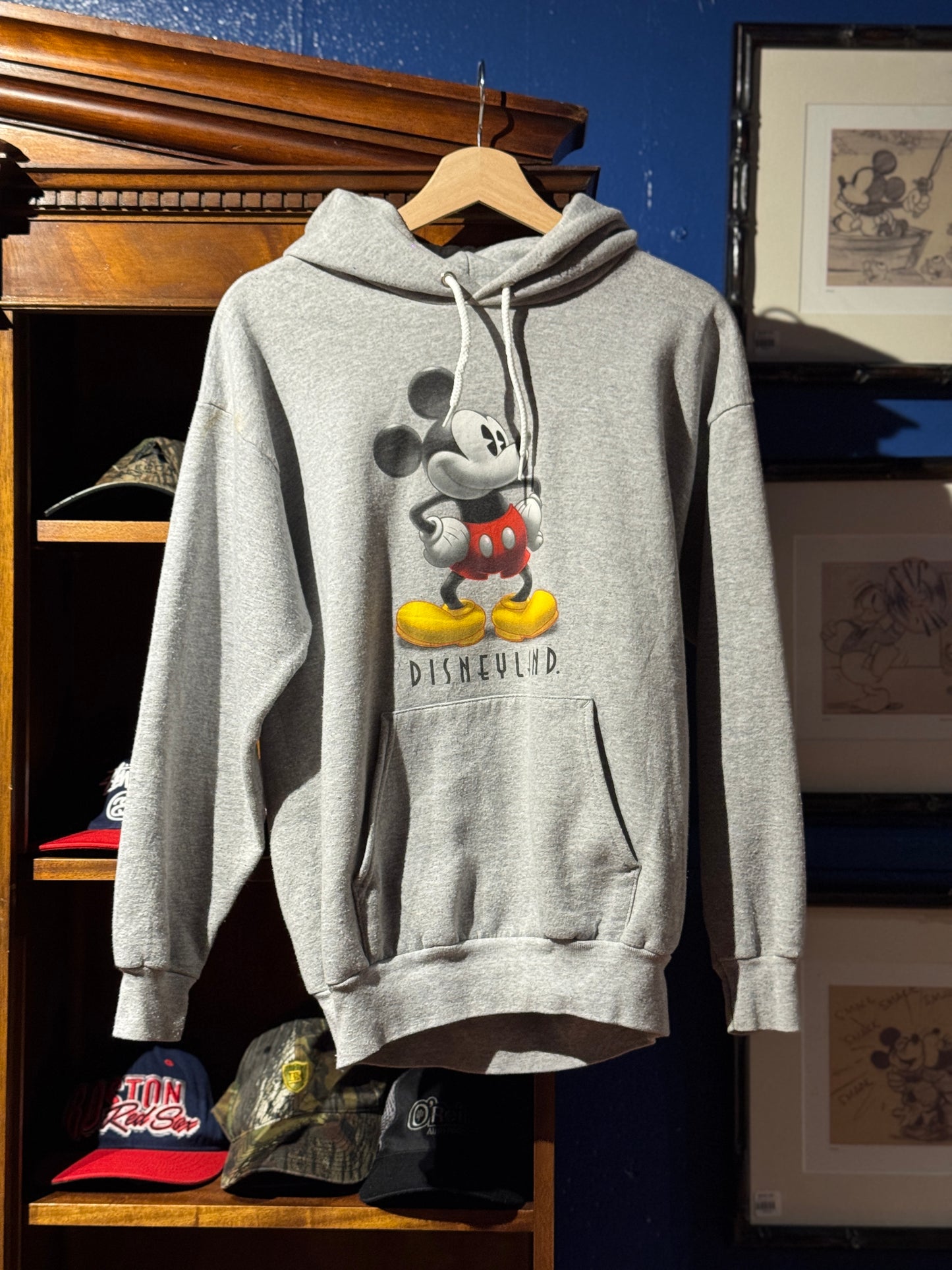 Mickey Grey Disneyland Hoodie [M]