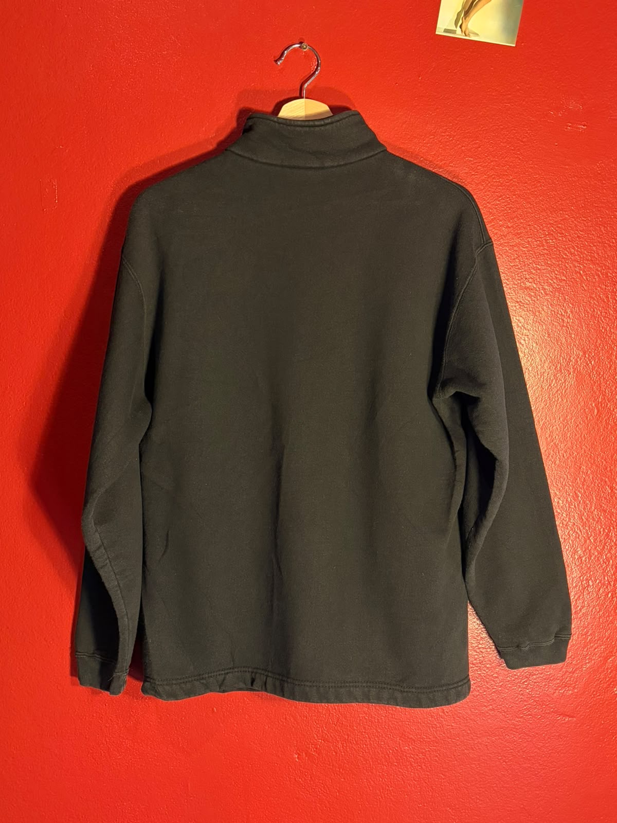 Vintage Disneyland Mickey Embroidered Quarter Zip Sweatshirt - M (AU M)