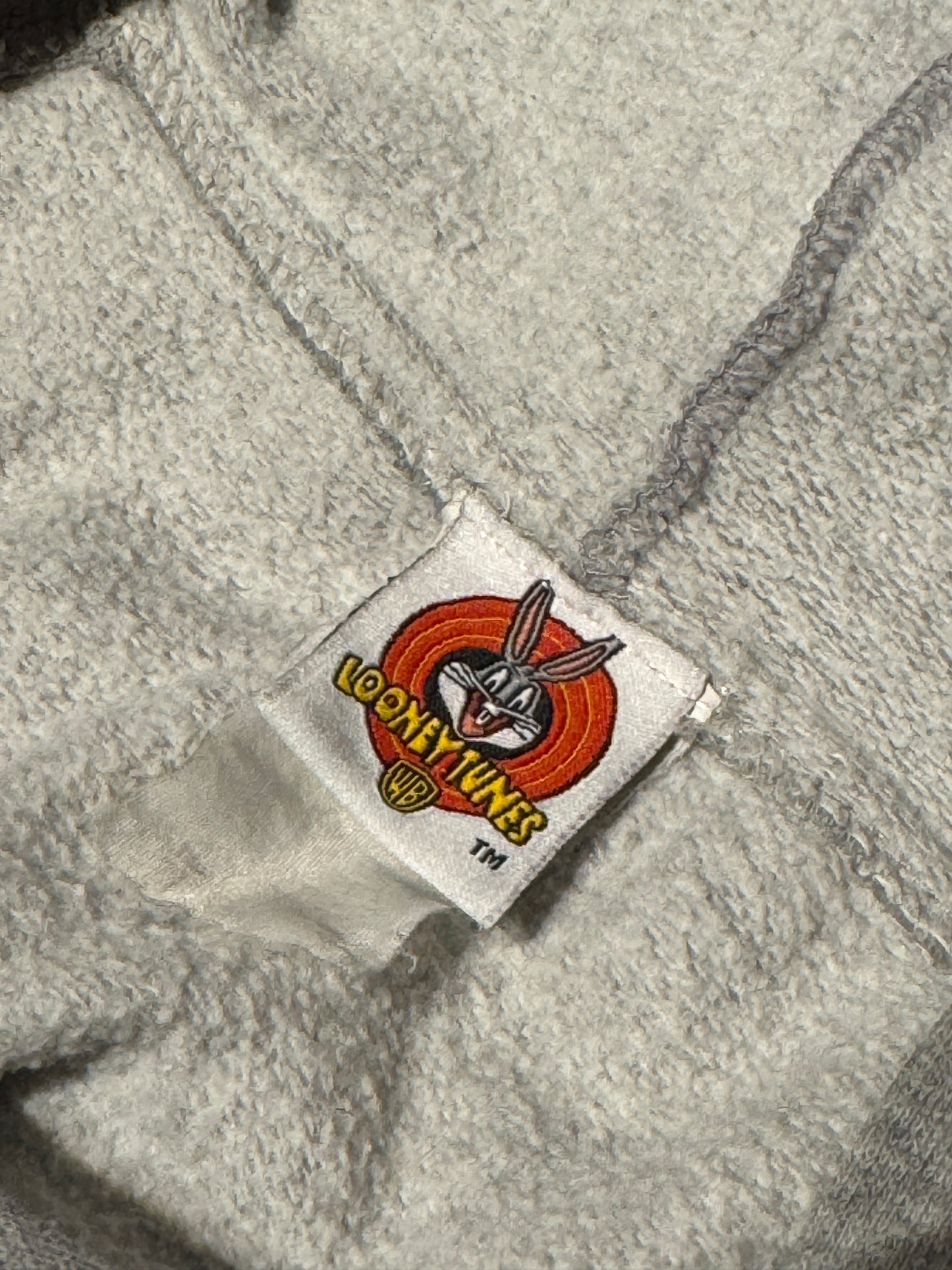 Vintage Looney Tunes "All Stars" Womens Hoodie - Grey [L]