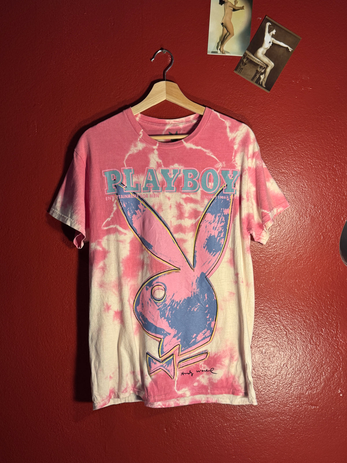 Playboy Andy Warhol Tie-Dye T-Shirt [M]