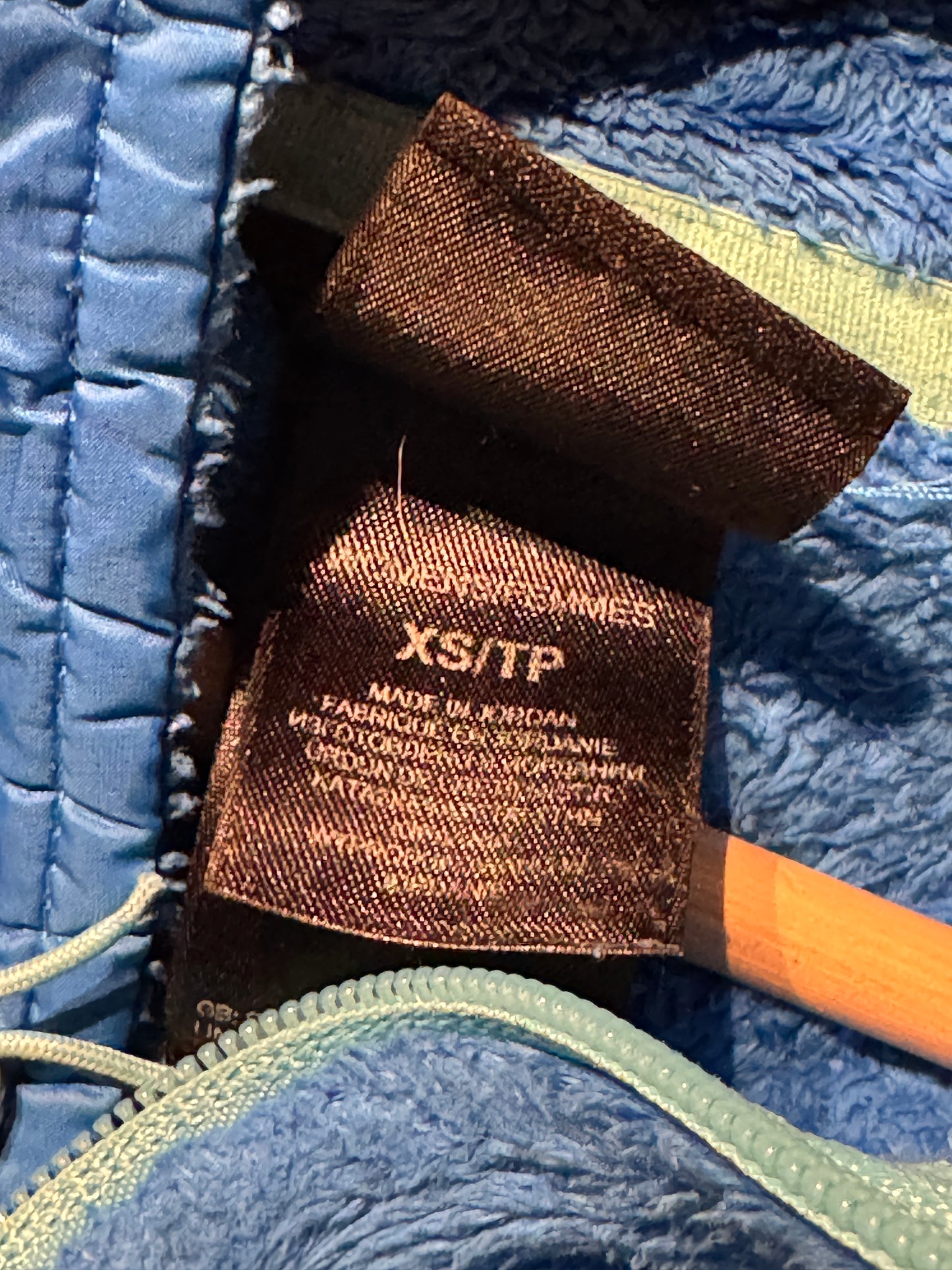 Vintage The North Face Blue Fleece Jacket (XS)