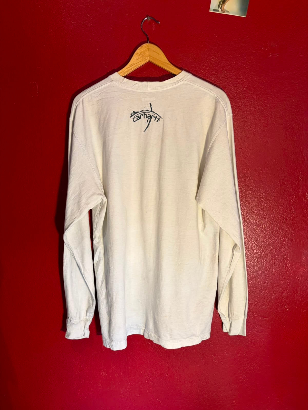 Vintage Carhartt Graphic Long Sleeve Tee - M (AU M/L)