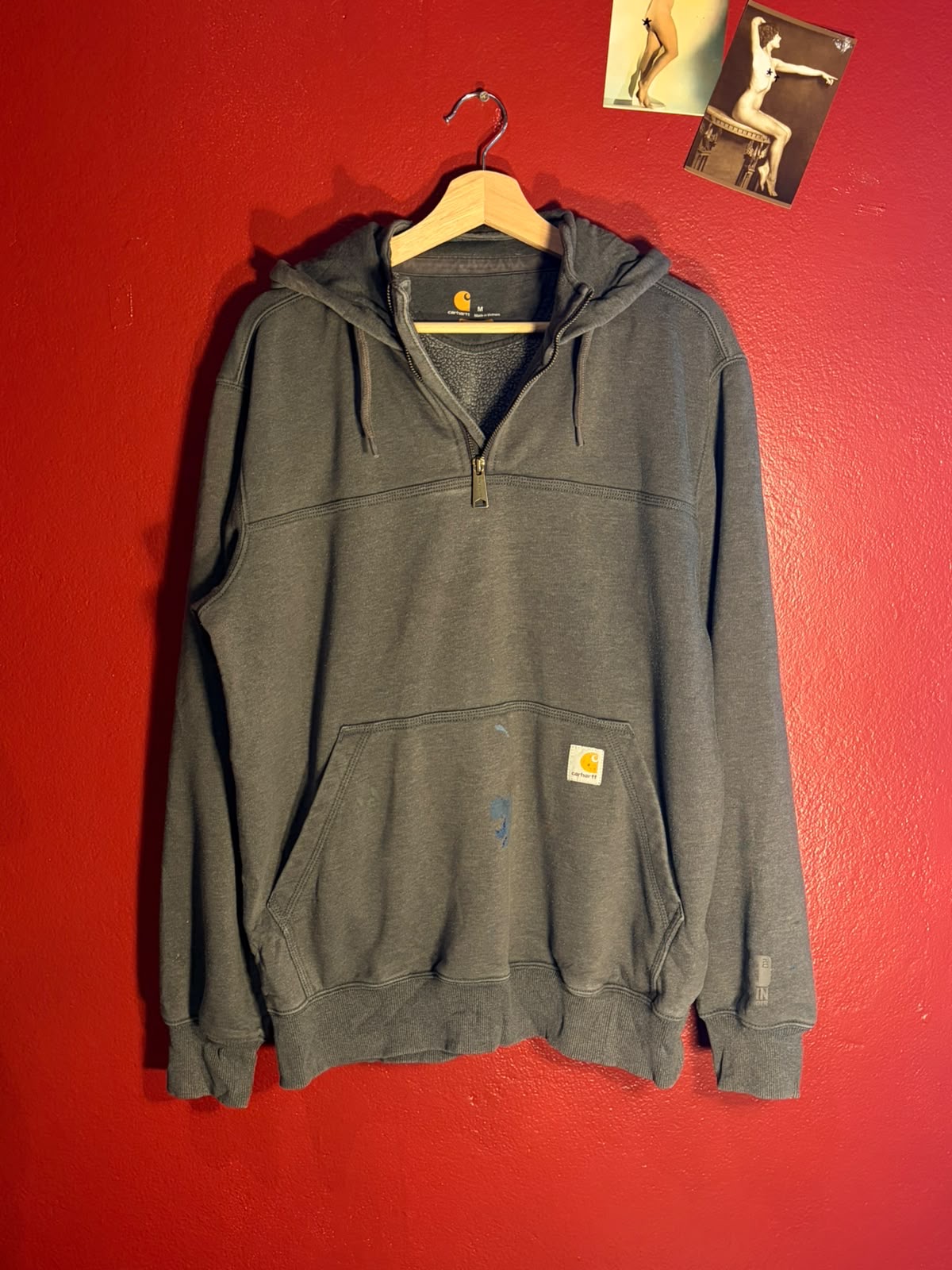 Carhartt Original Fit Half Zip Hoodie (M)