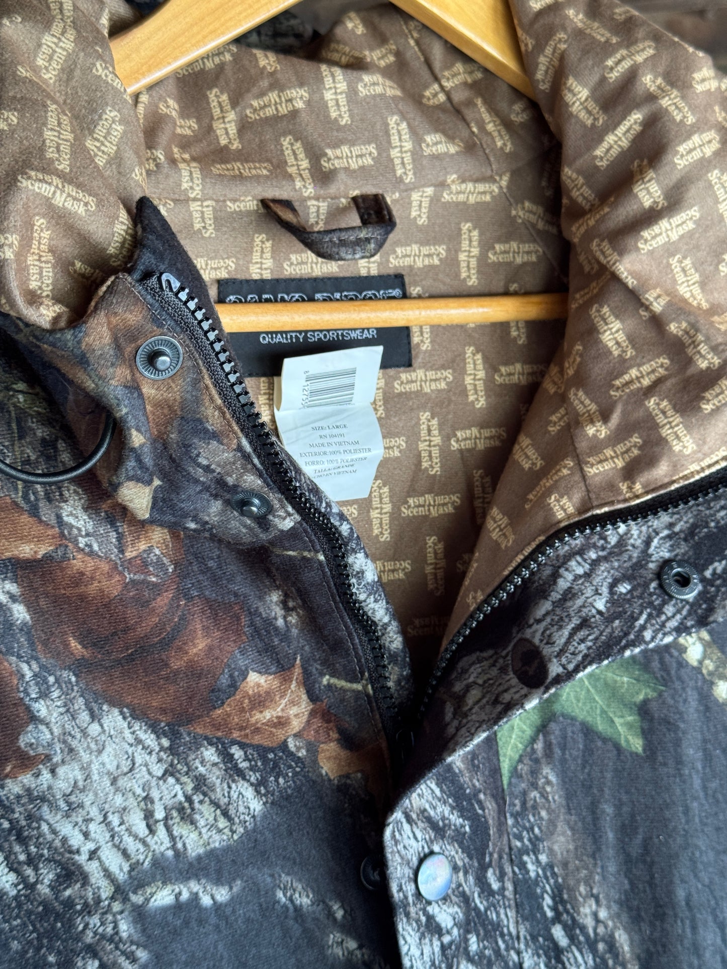 Vintage Camo Ridge ScentMask Jacket (Size L)