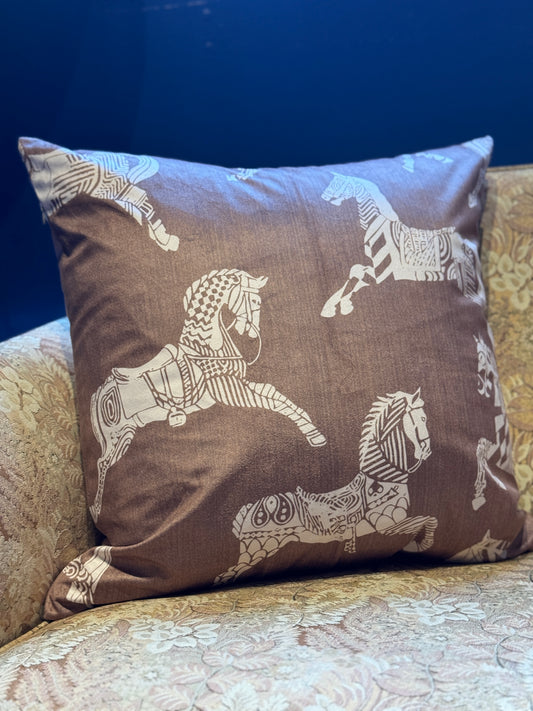 Taupe Zebra Cushion 50x50cm