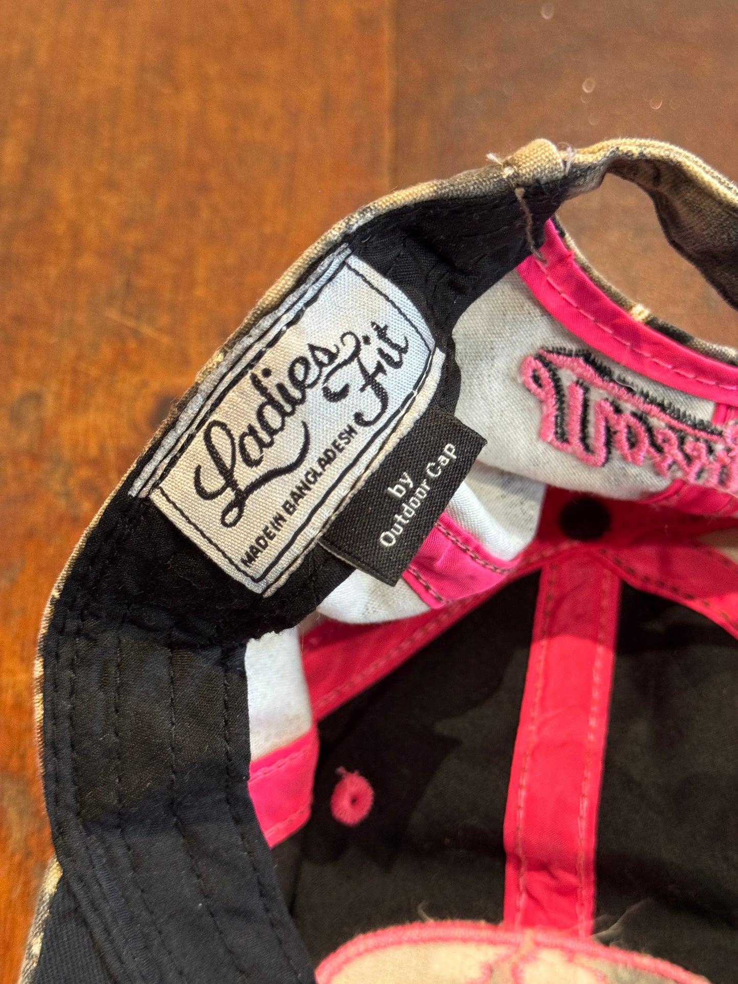 Vintage MossyOak Pink Camo Hat