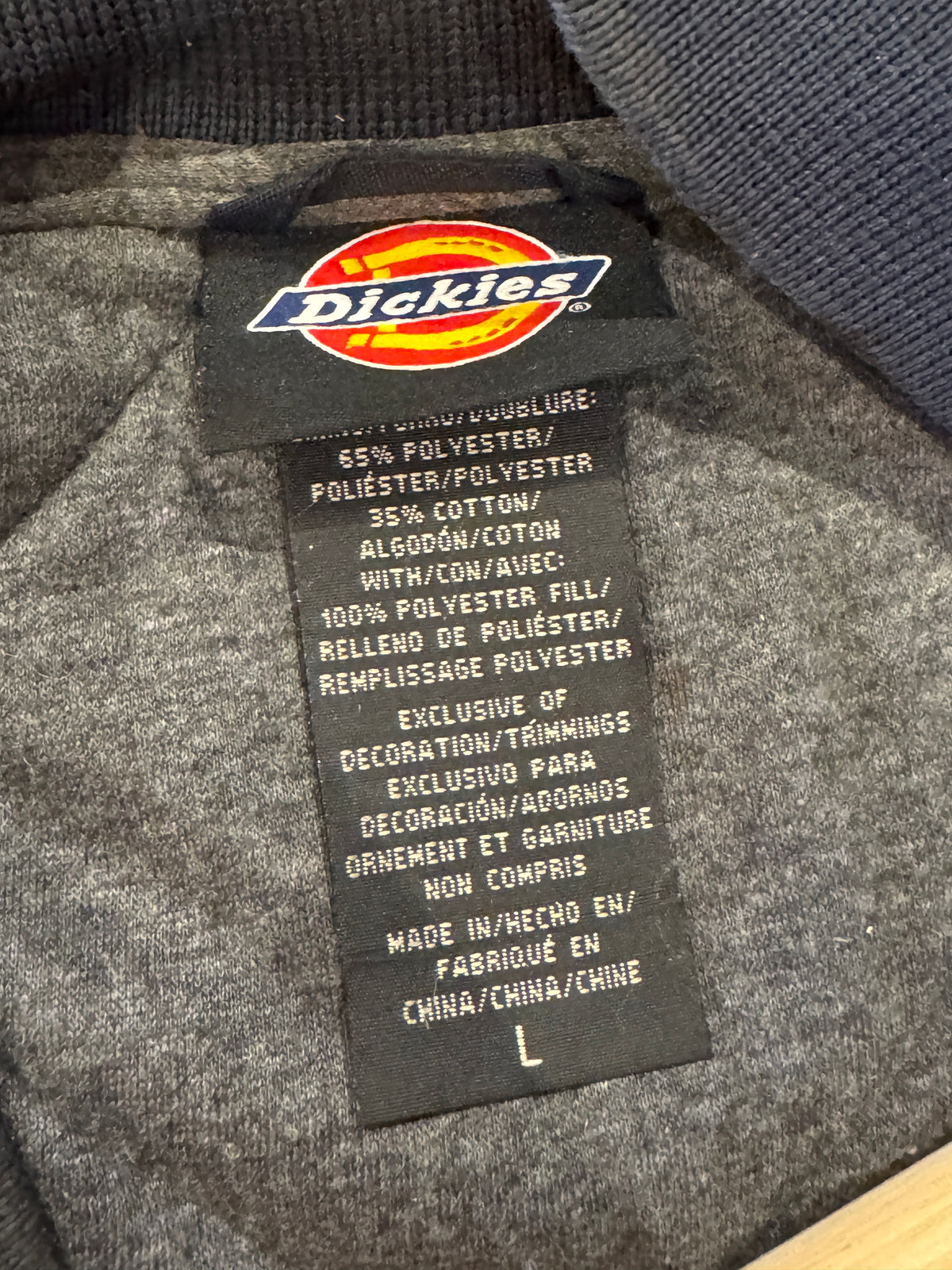 Dickies Quilted Work Vest - Black [L]