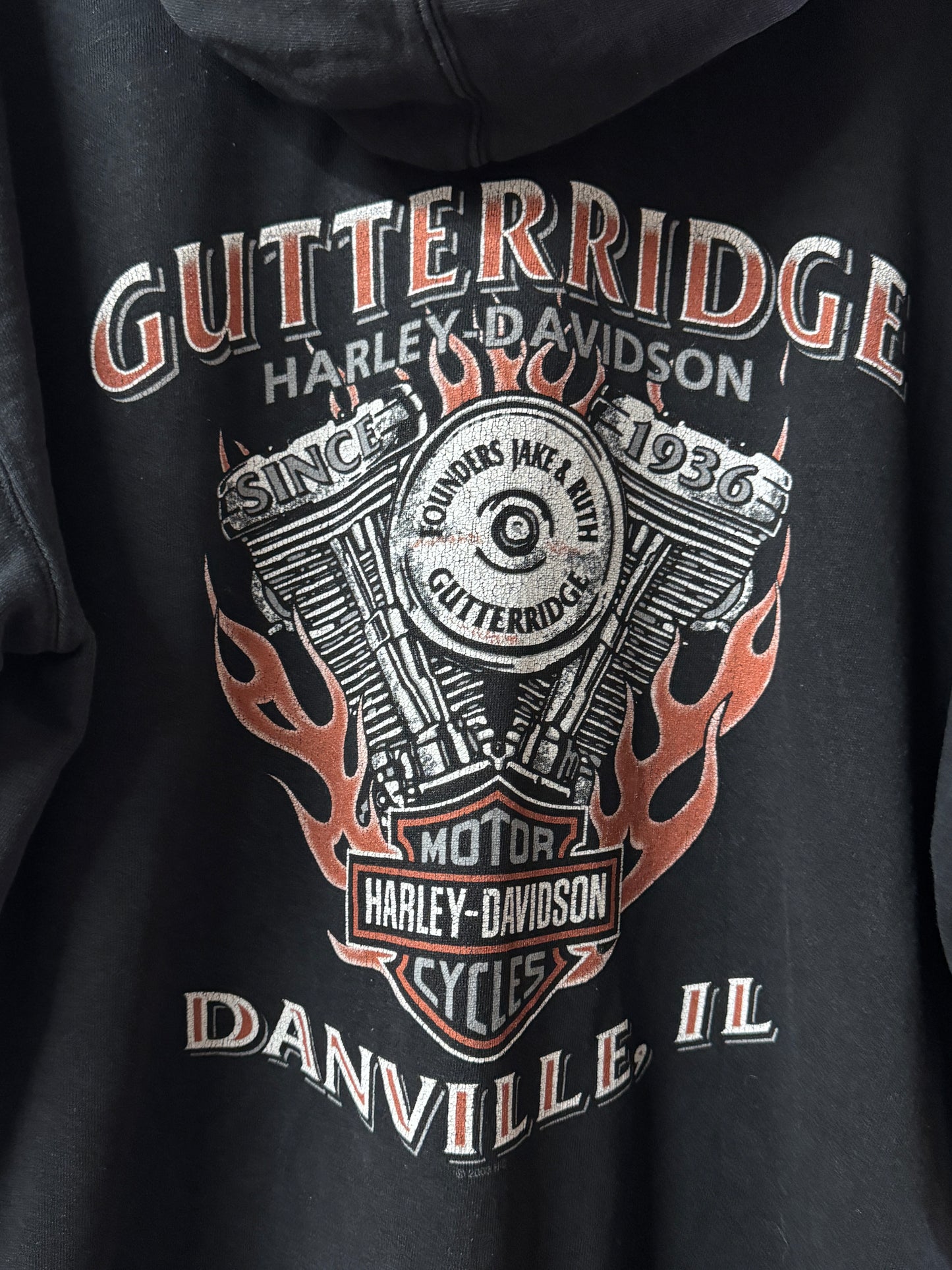 Harley Davidson Gutterridge Danville Hoodie [M]
