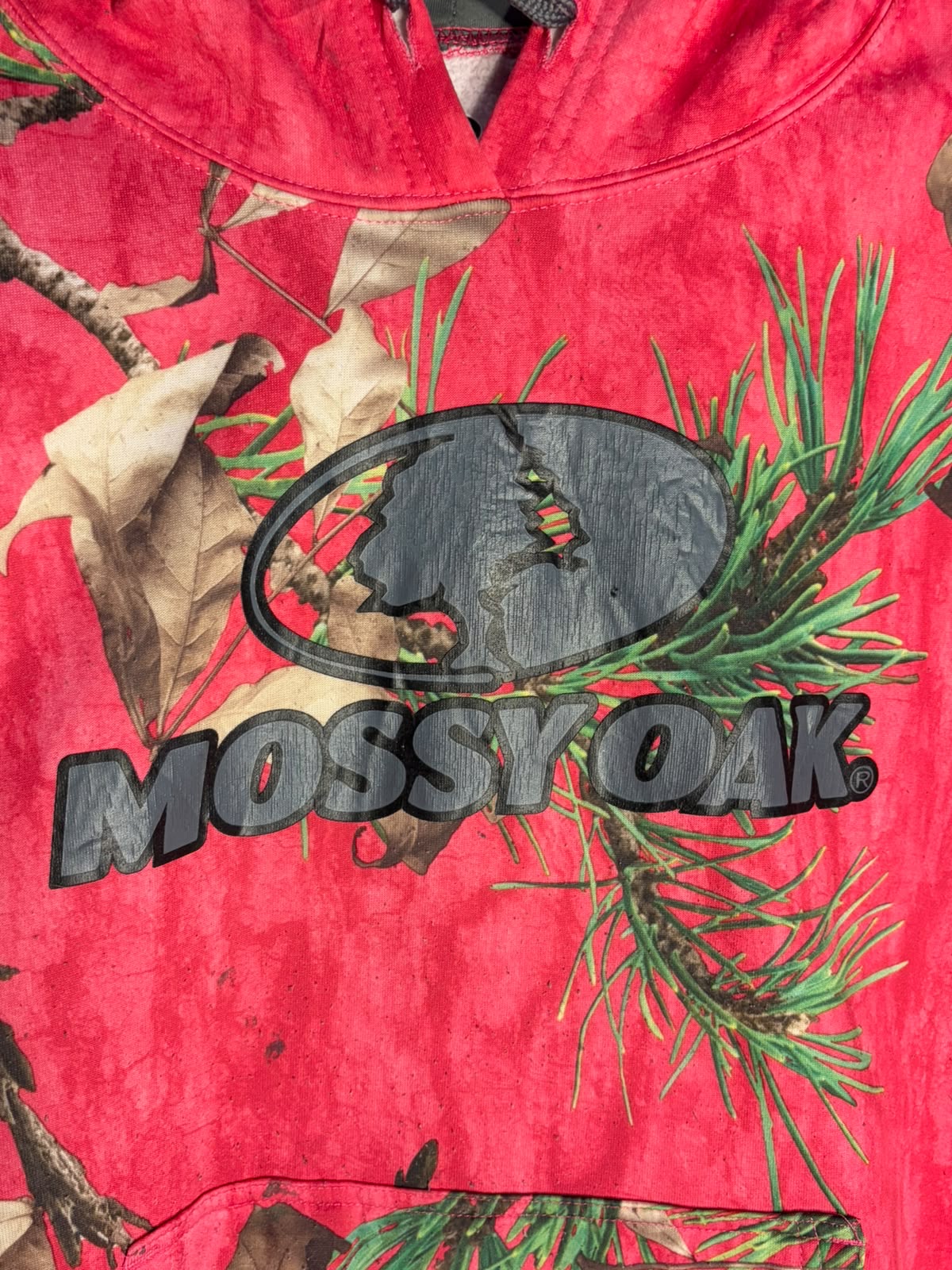 Mossy Oak Pink Camo Hoodie [XXL]