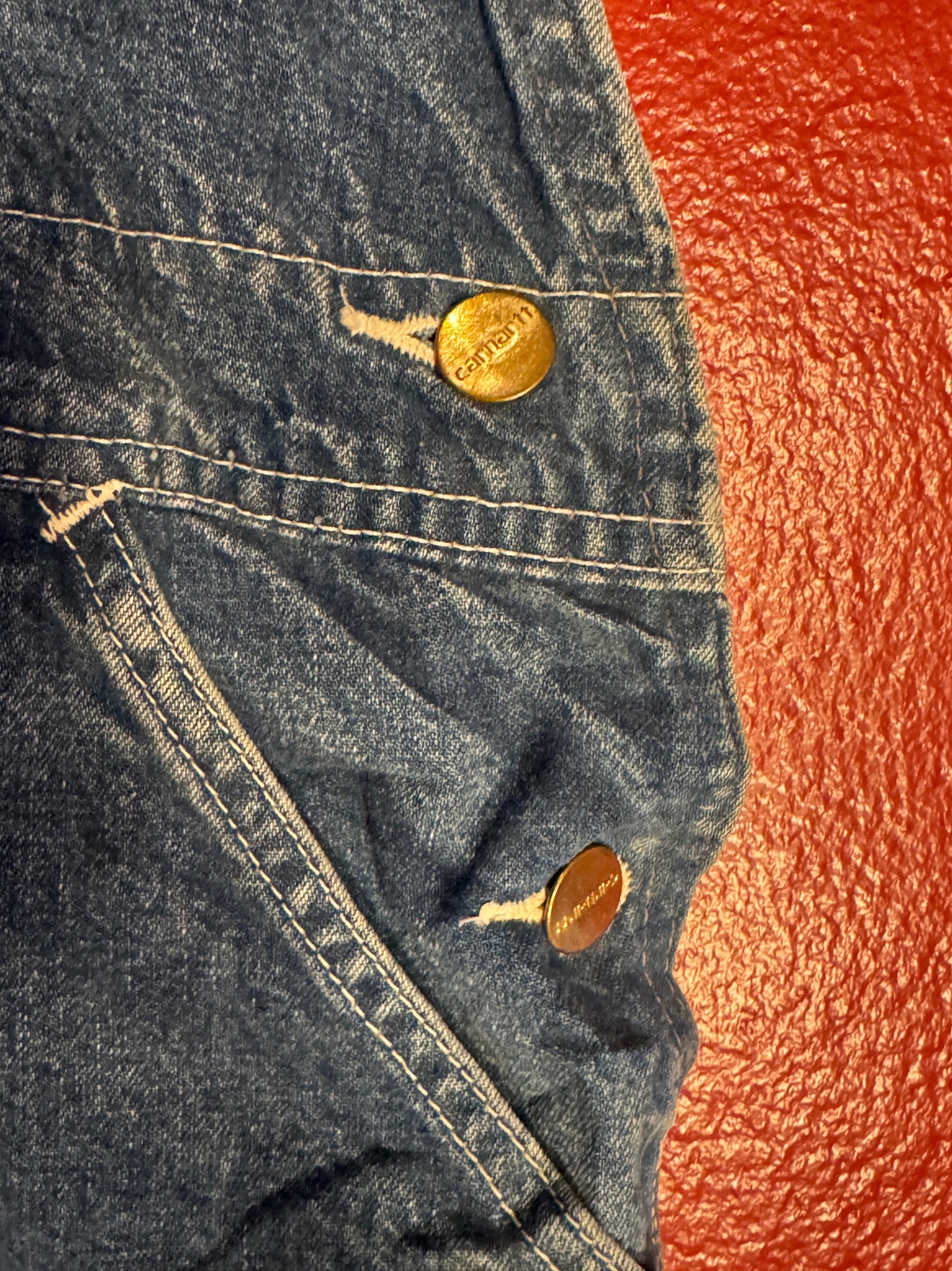 Vintage Carhartt Denim Bib Overalls