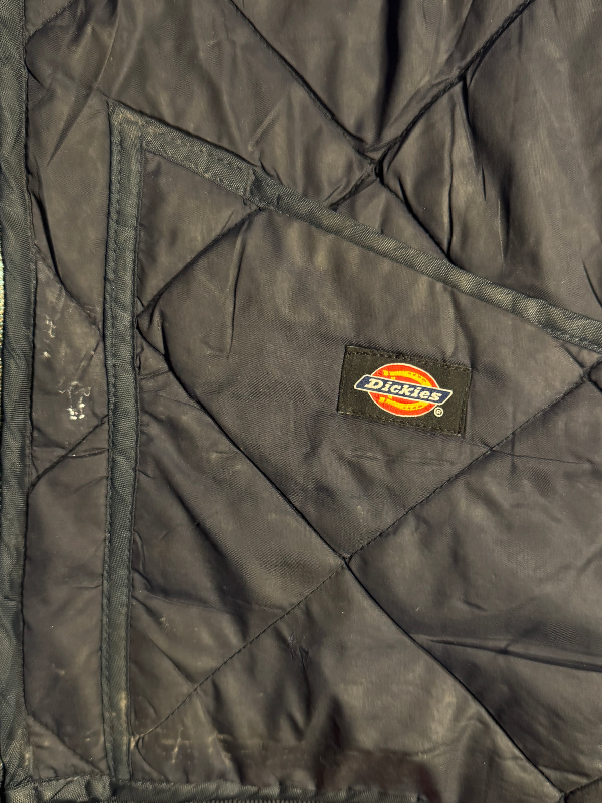Dickies Quilted Work Vest - Black [L]