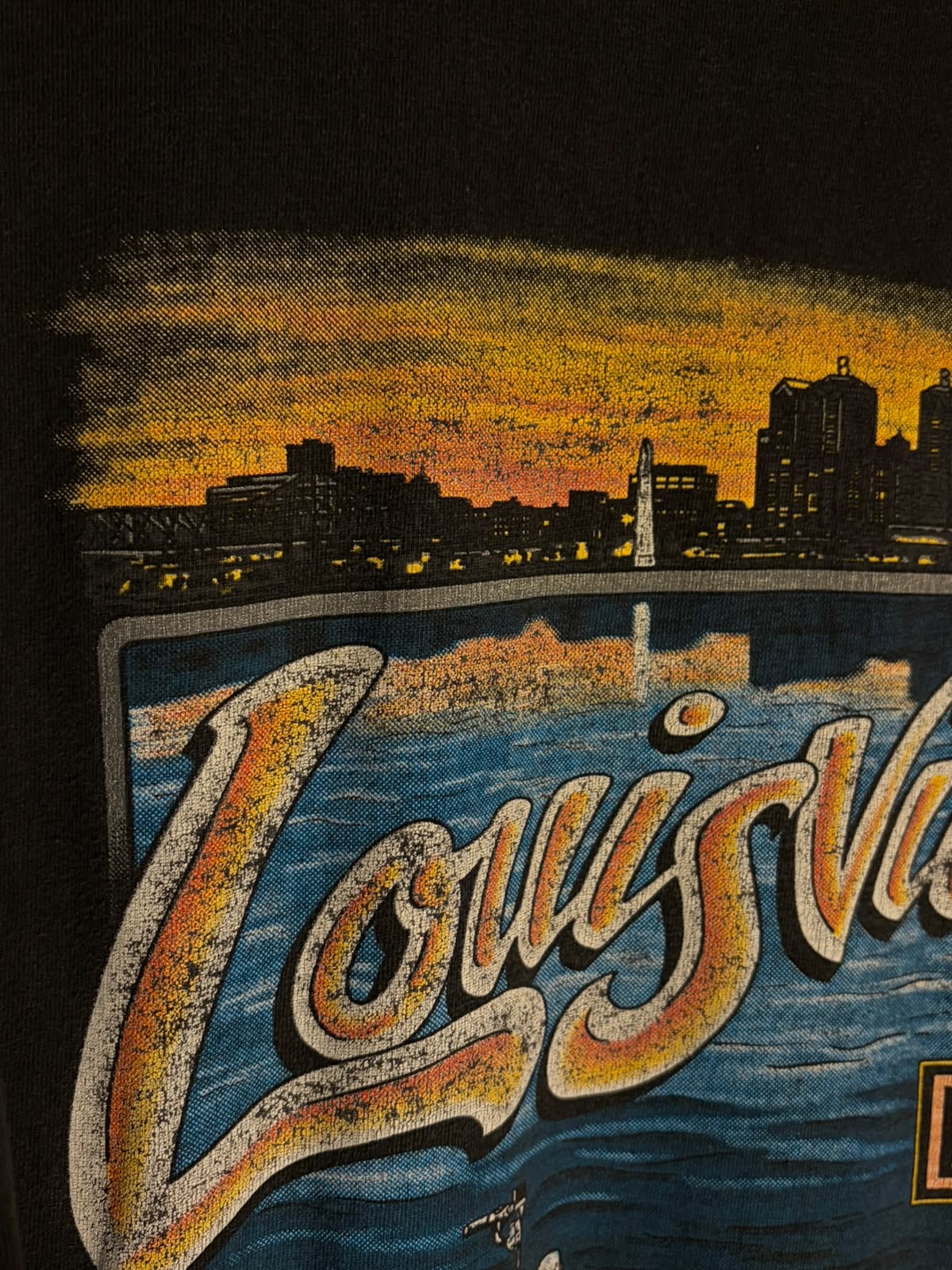 Harley-Davidson Vintage Louisville Kentucky Graphic T-Shirt [L]