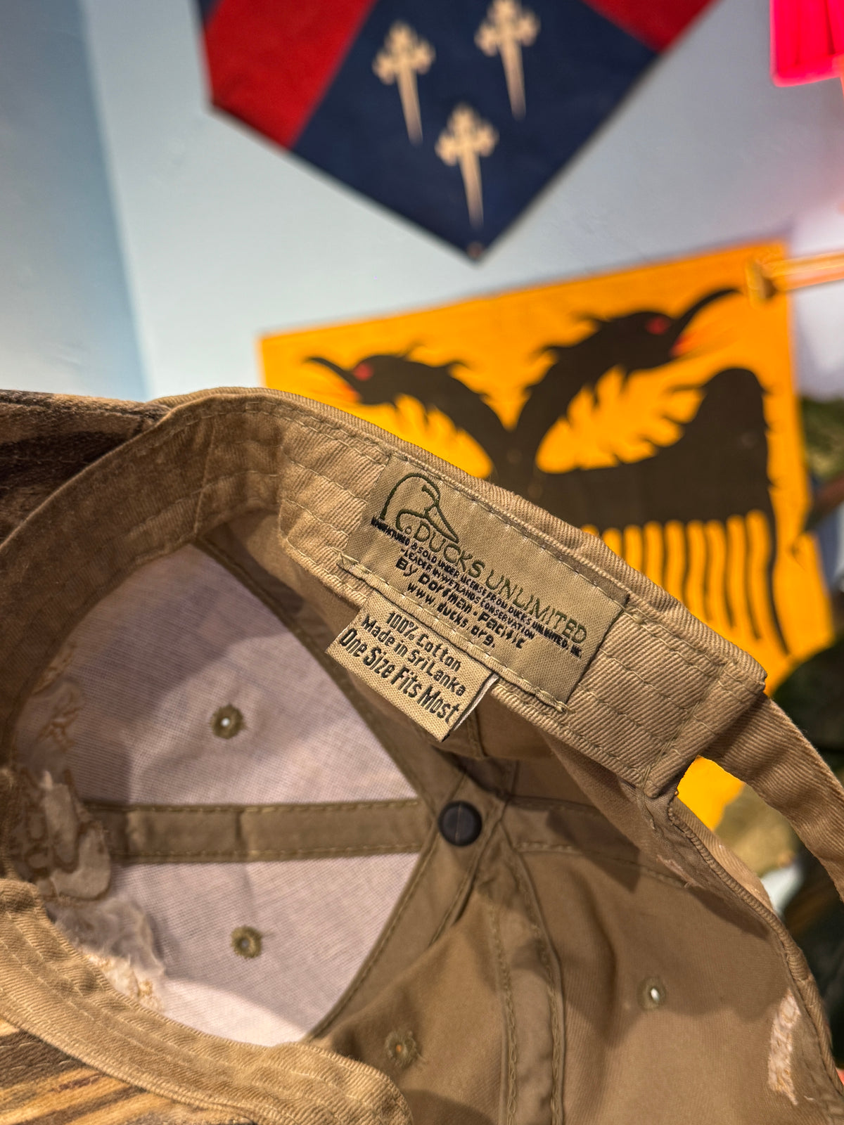 Vintage Ducks Unlimited Camo Cap